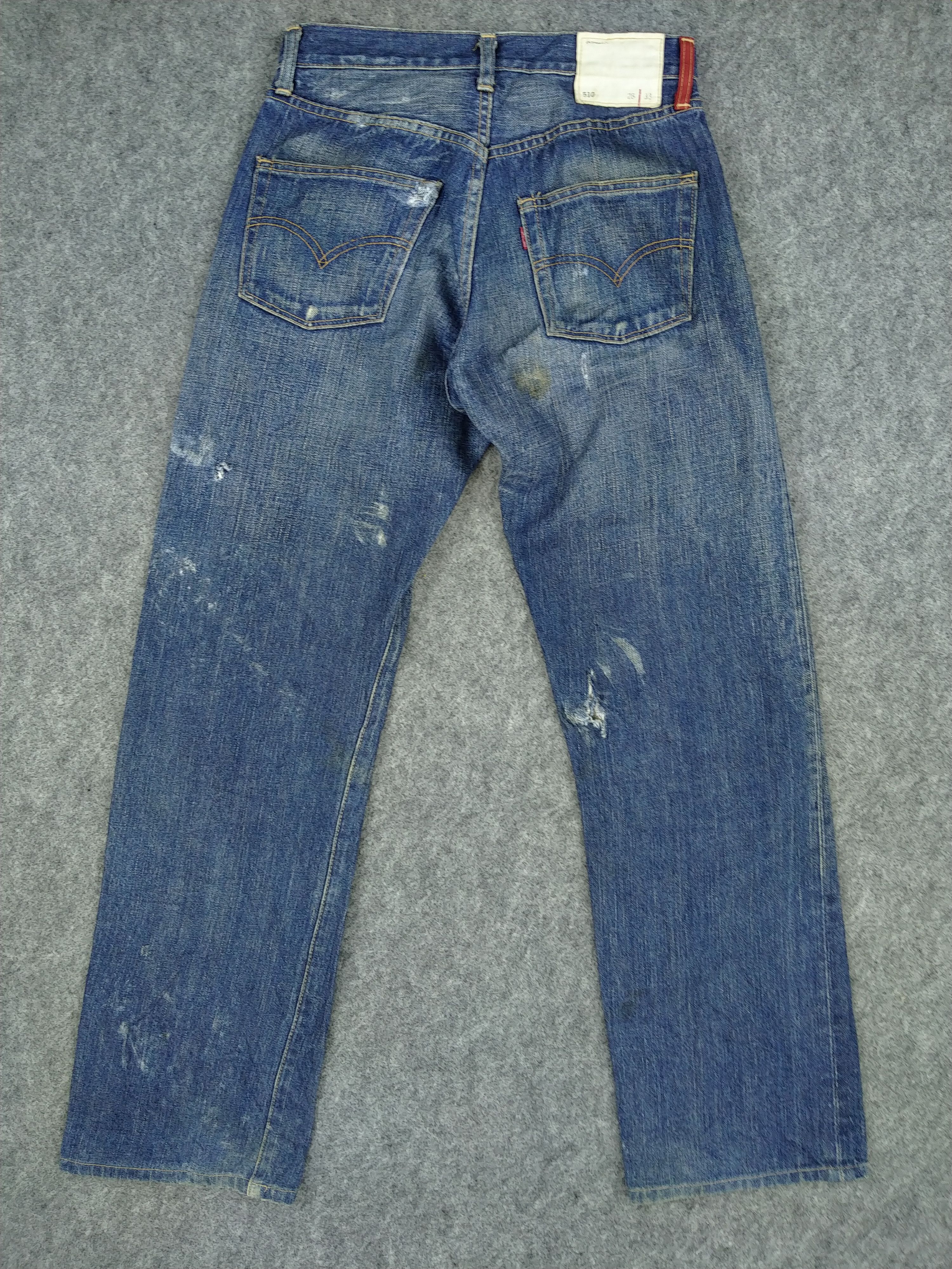 Levi's Blue Vintage Levi's 510 Distressed Denim 28x31 -JN067 Size US 28 / EU 44 - 2 Thumbnail