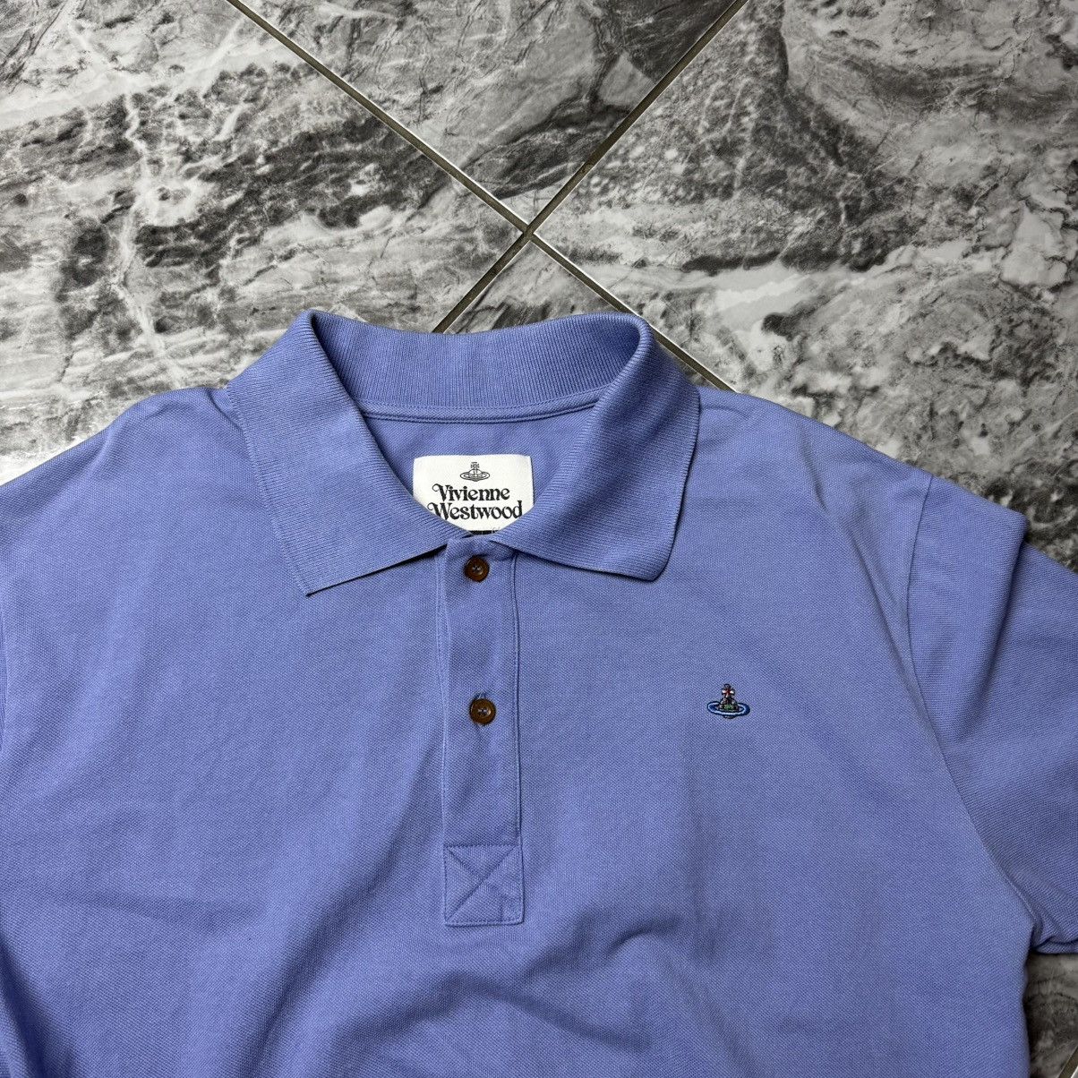 Vivienne Westwood Vivienne Westwood Polo shirt blue Size US XXL / EU 58 / 5 - 3 Thumbnail