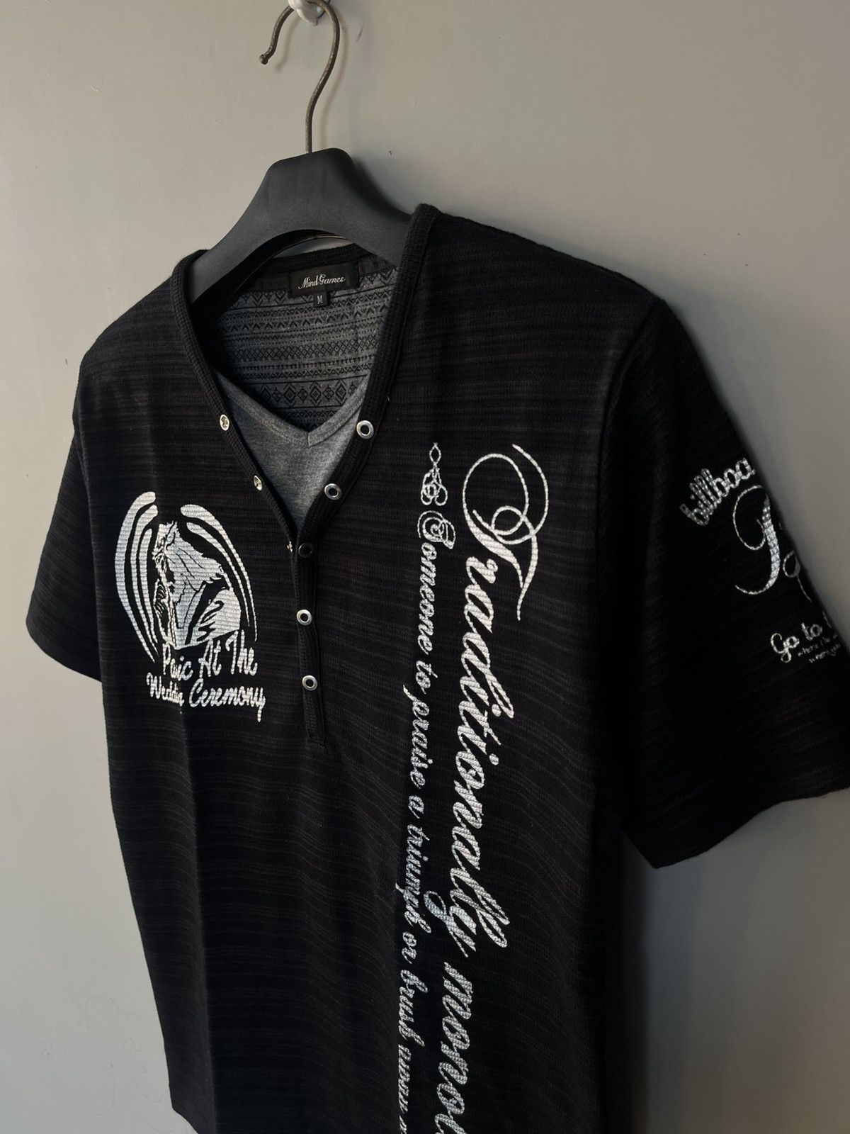 14th Addiction JAPANESE MIND GAMES POEM VKEI GOTHIC PUNK SEDITIONARIES Y2K Size US M / EU 48-50 / 2 - 3 Thumbnail