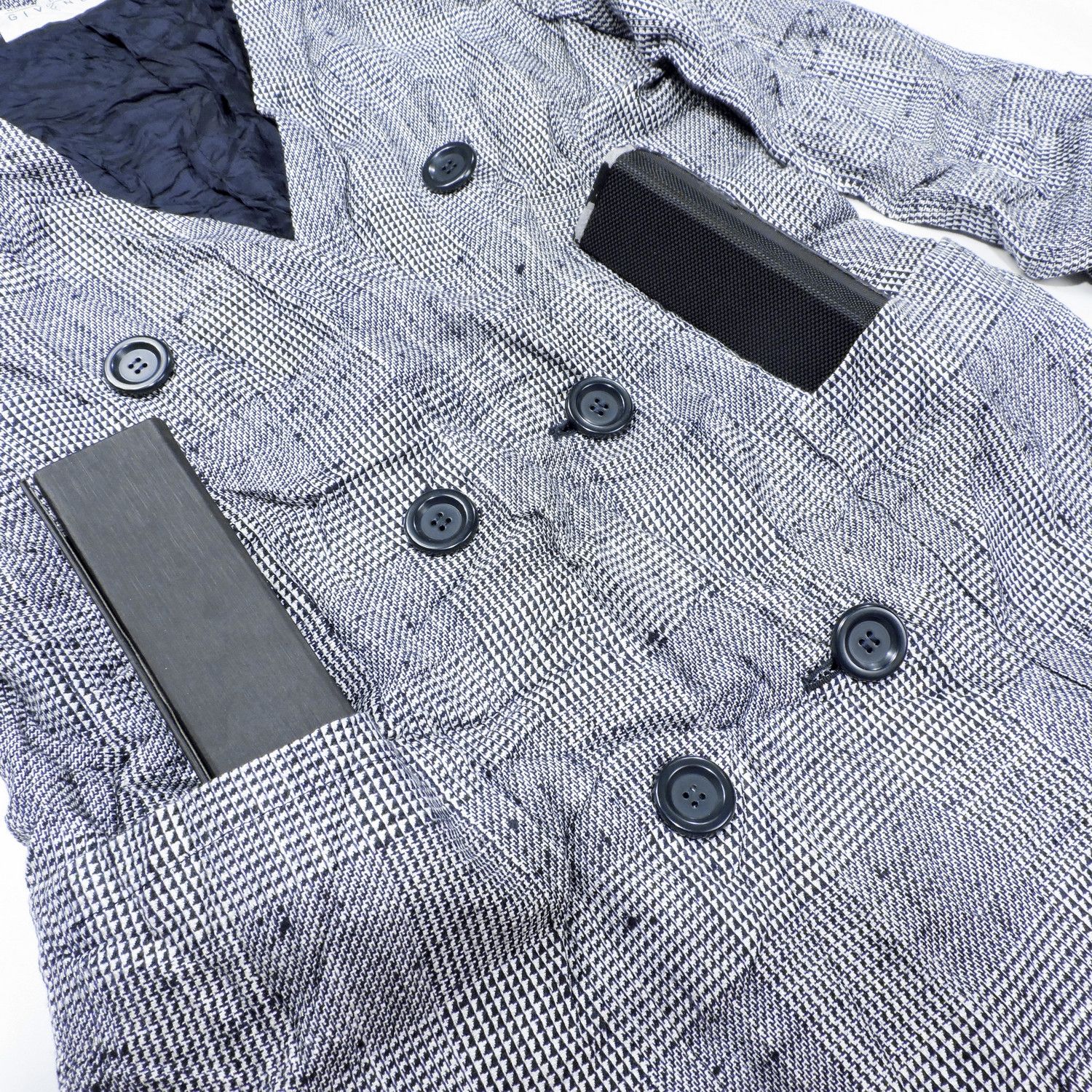 Givenchy GIVENCHY NOUVELLS BOUTIQUE HOUNDSTOOTH GLEN PLAID JACKET Size XL / US 12-14 / IT 48-50 - 10 Thumbnail