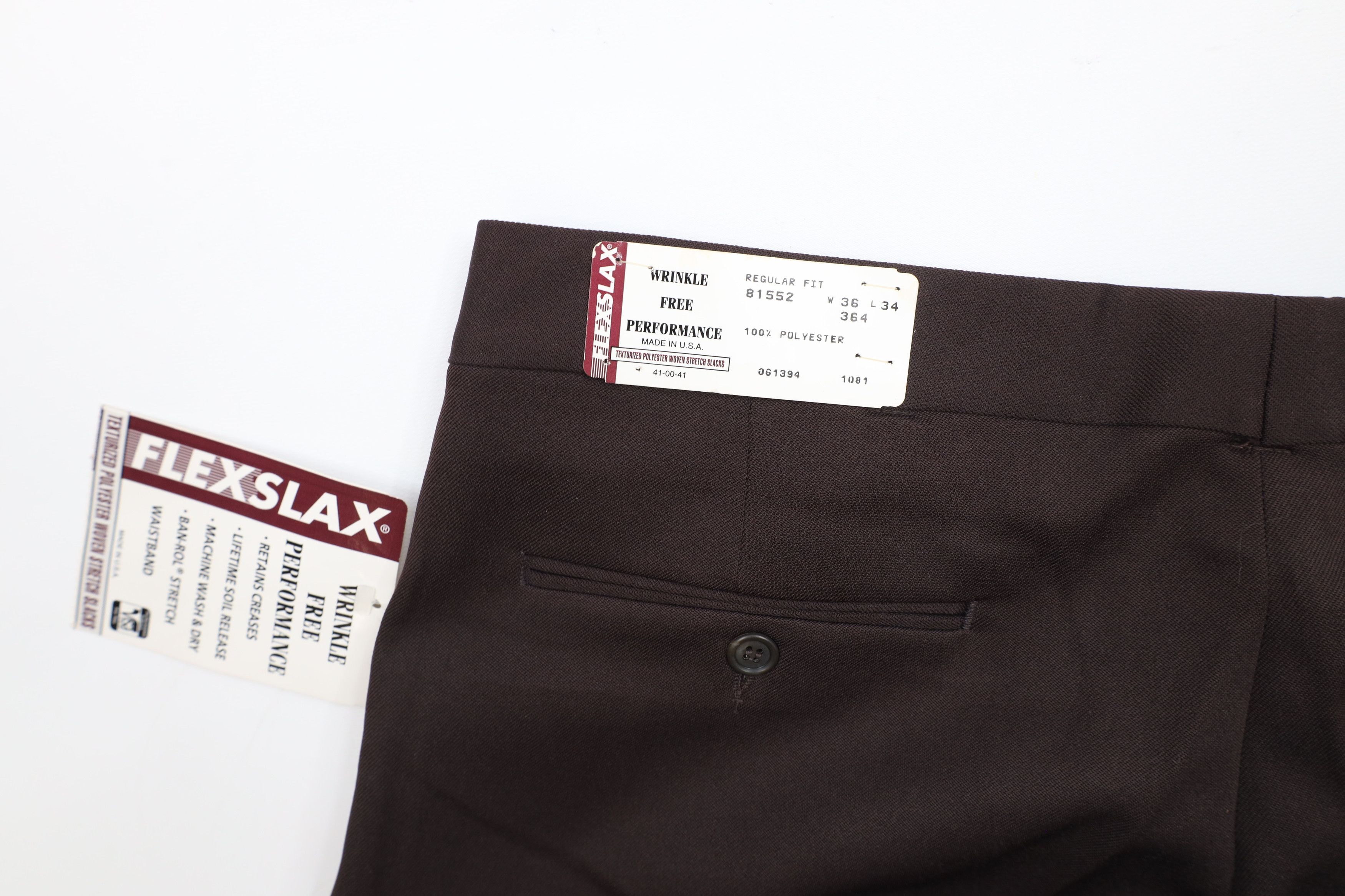 Vintage Deadstock Vintage 70s Streetwear Wide Leg Chino Pants USA Size US 36 / EU 52 - 13 Thumbnail