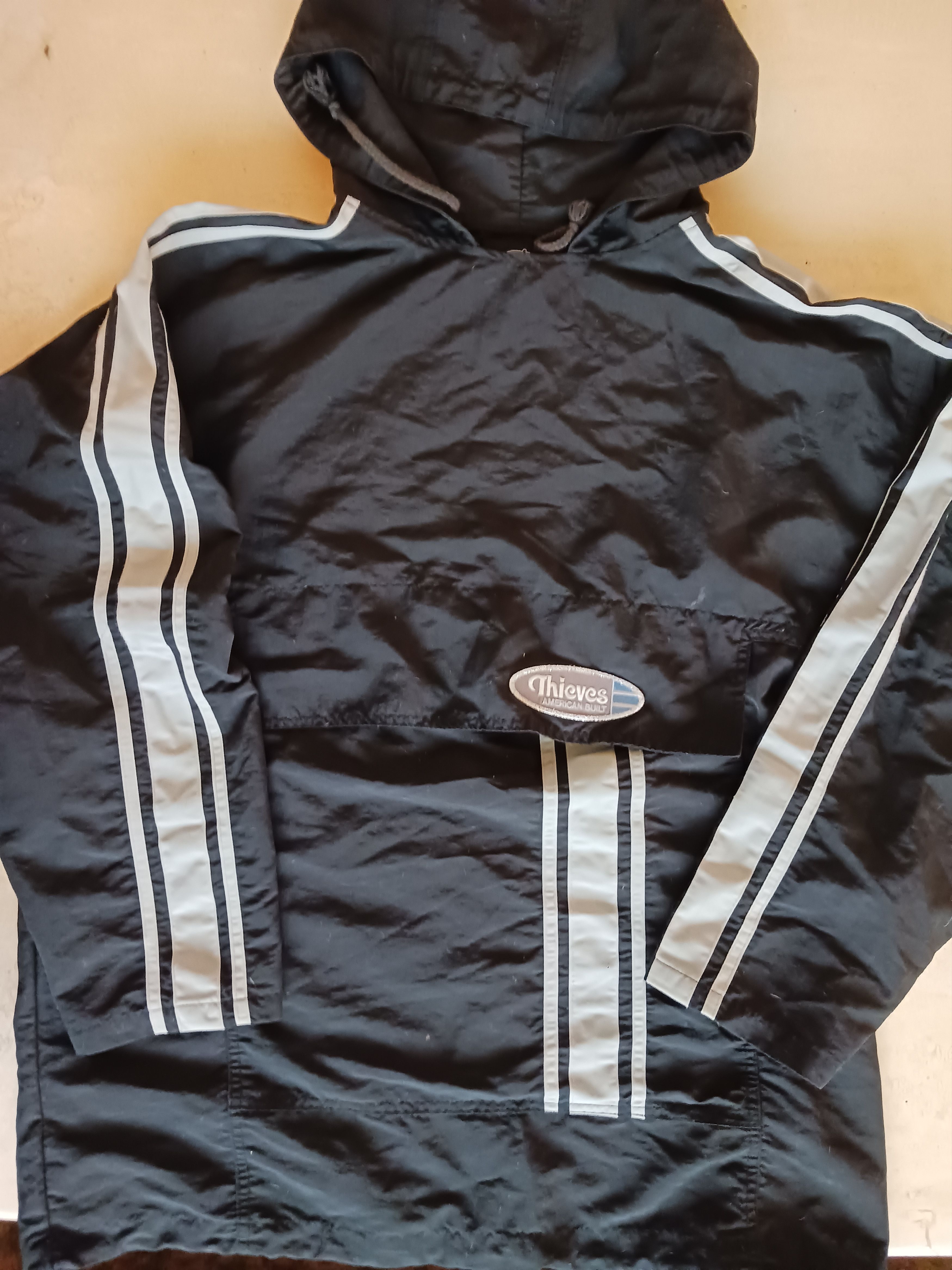 Vintage GAT Gypsies and Thieves Nylon Racing Striped Jacket Size US L / EU 52-54 / 3 - 1 Thumbnail