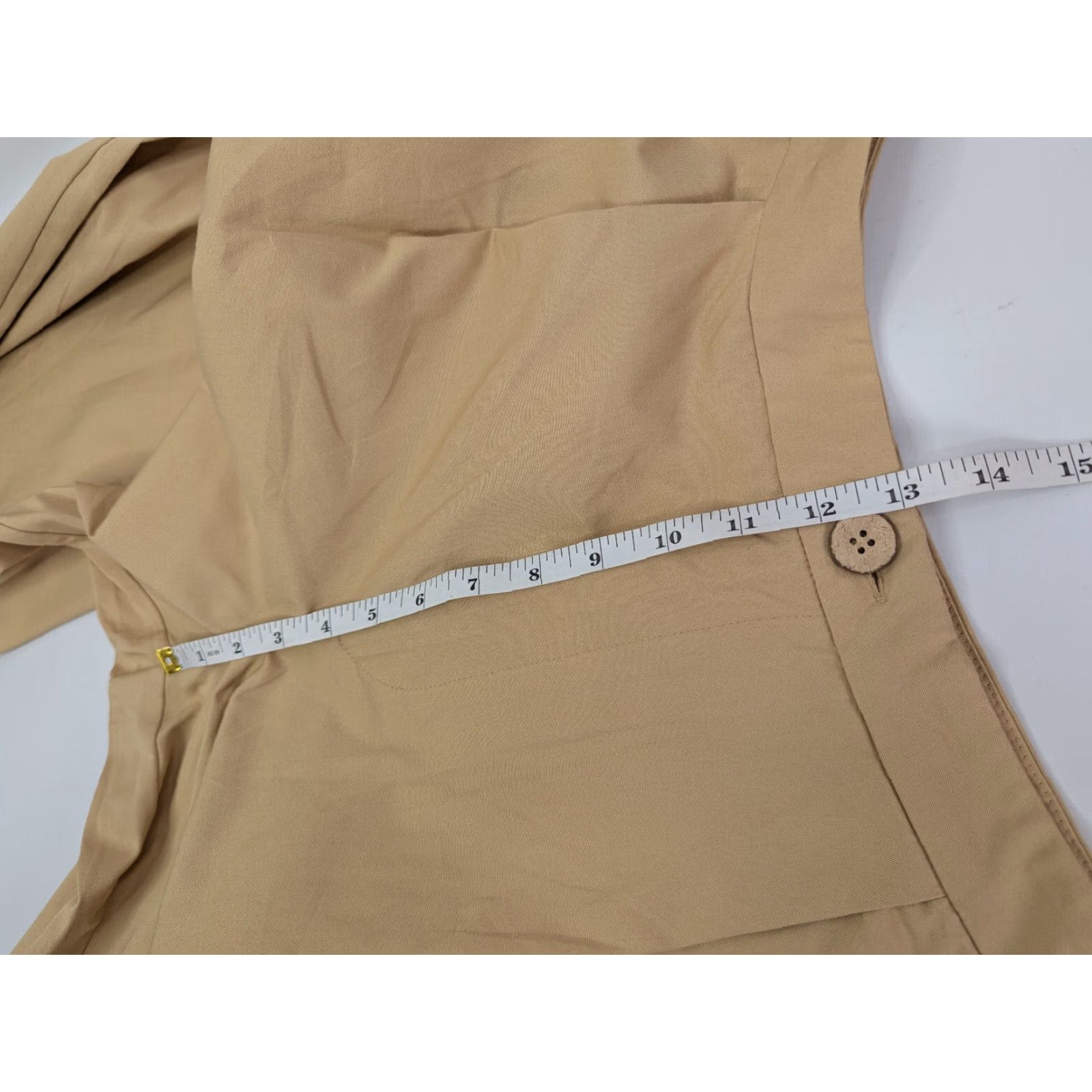 Free People VINTAGE Free People Lucia Trousers Pants Womens 12 Beige Cotton Harem Balloon OB1725148 Size 34" / US 12 / IT 48 - 5 Thumbnail