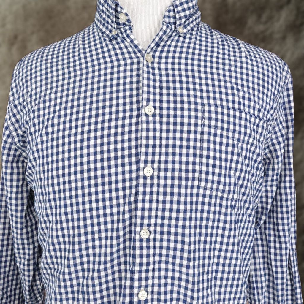 Lucky Brand VINTAGE Lucky Brand Shirt Men XL Cotton Gingham Plaid Button-Down Long Sleeve Casual Classic Size US XL / EU 56 / 4 - 1 Thumbnail