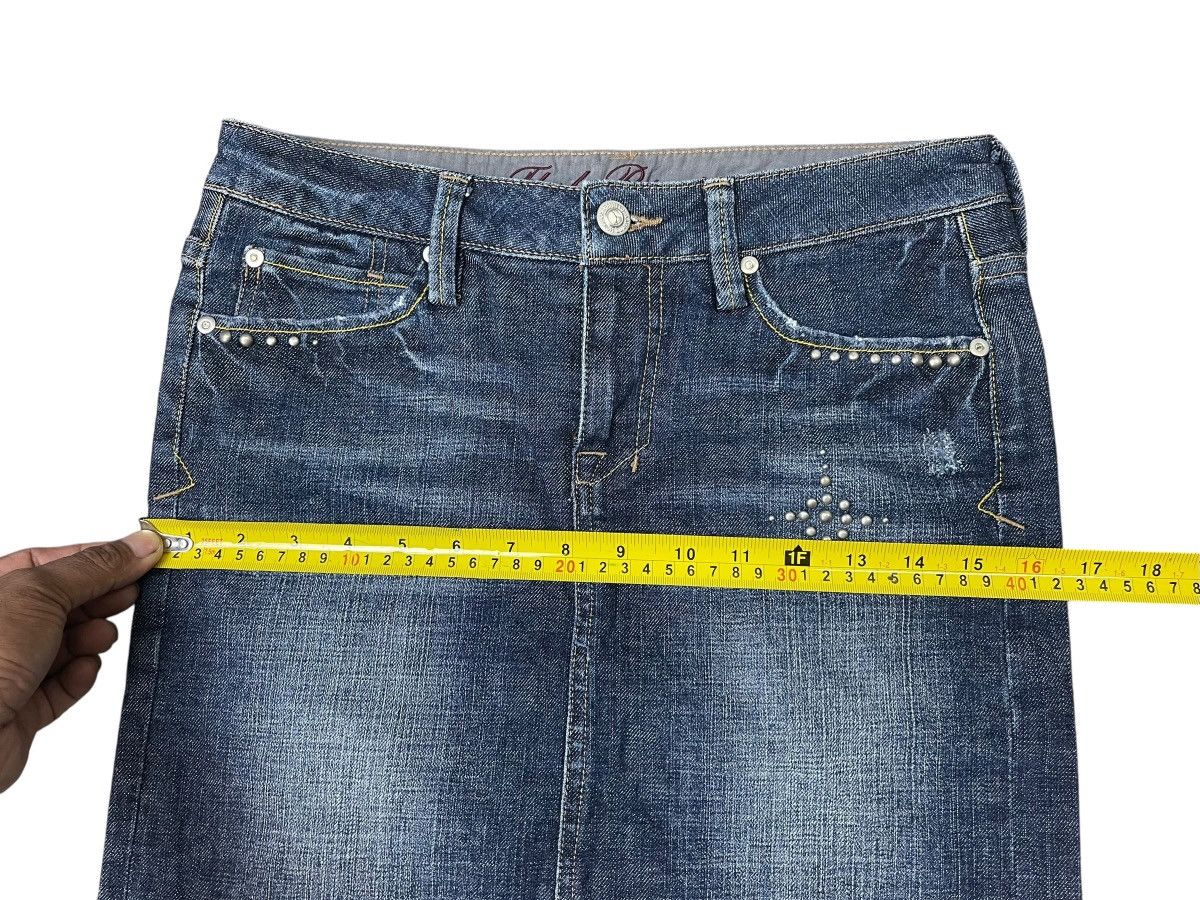 Japanese Brand Vintage Flash Report Mini Skirt Streetwear Size 29" - 8 Thumbnail