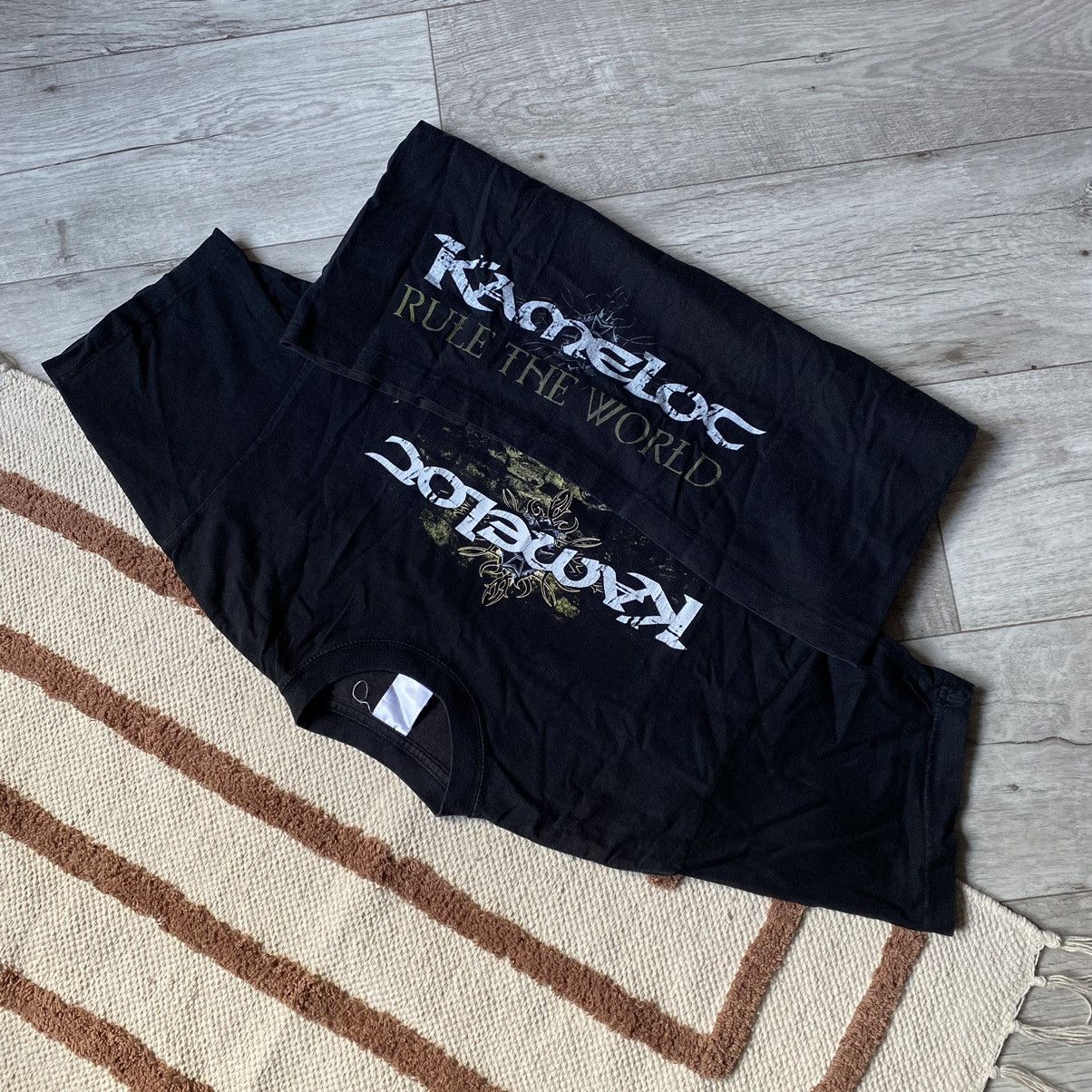 Band Tees VINTAGE KAMELOT BAND RULE THE WORLD T SHIRT Size US L / EU 52-54 / 3 - 4 Thumbnail