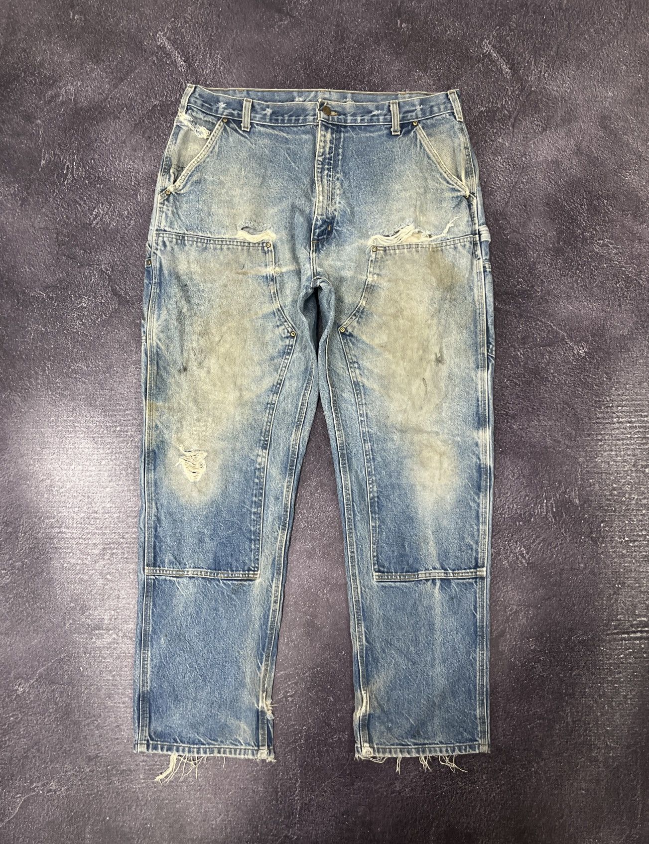 Vintage 90s Carhartt blue jeans