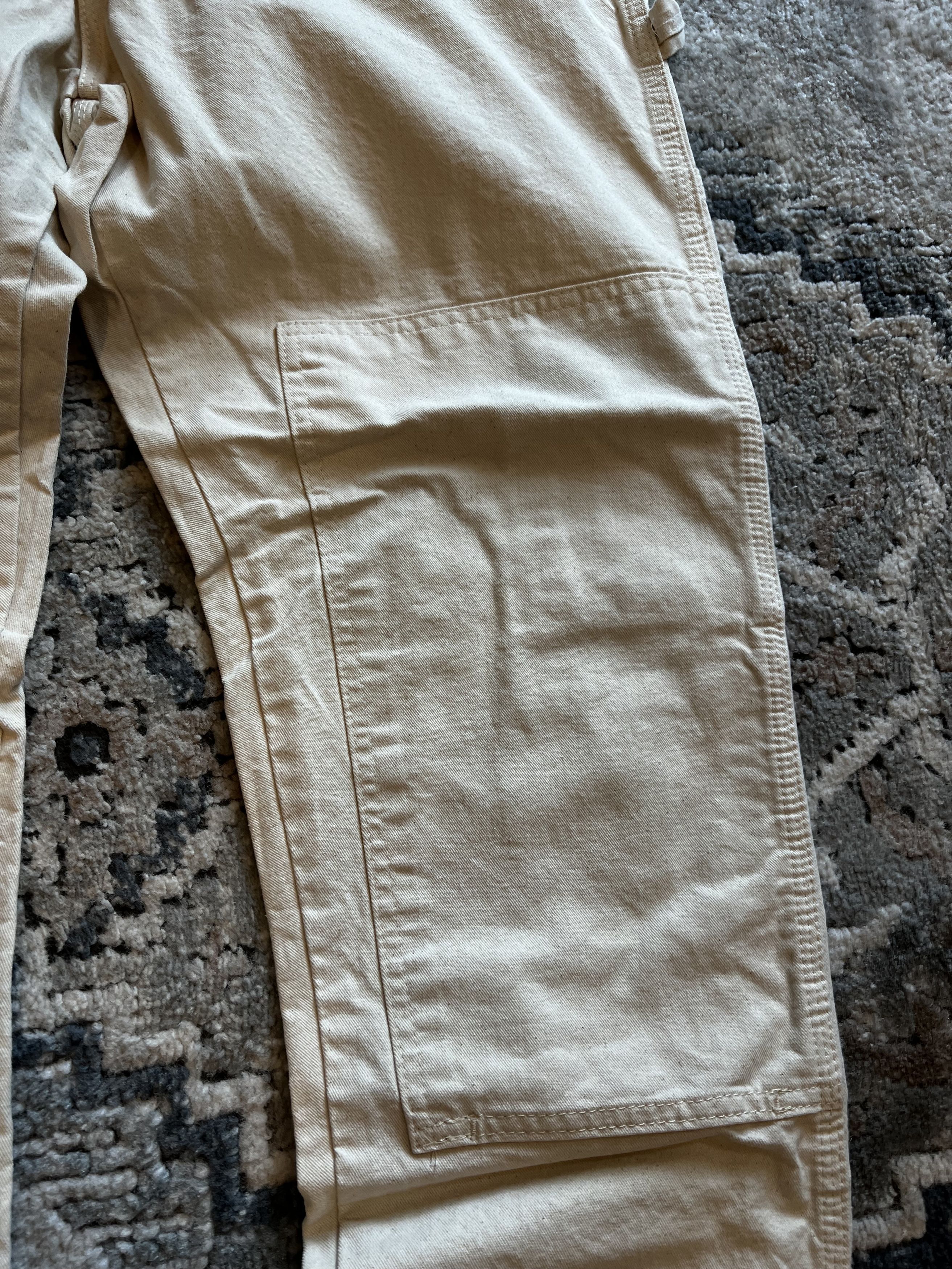Dickies Cream Double Knee Painters Pants Size US 34 / EU 50 - 3 Thumbnail