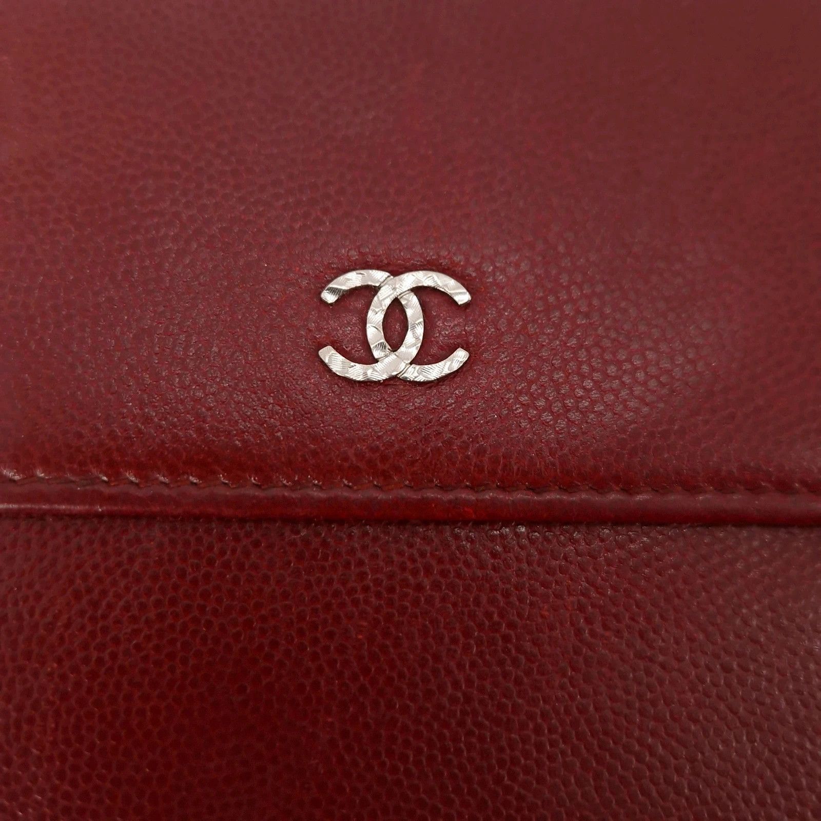 Chanel Chanel Textured Leather CC Logo Wallet Size ONE SIZE - 3 Thumbnail