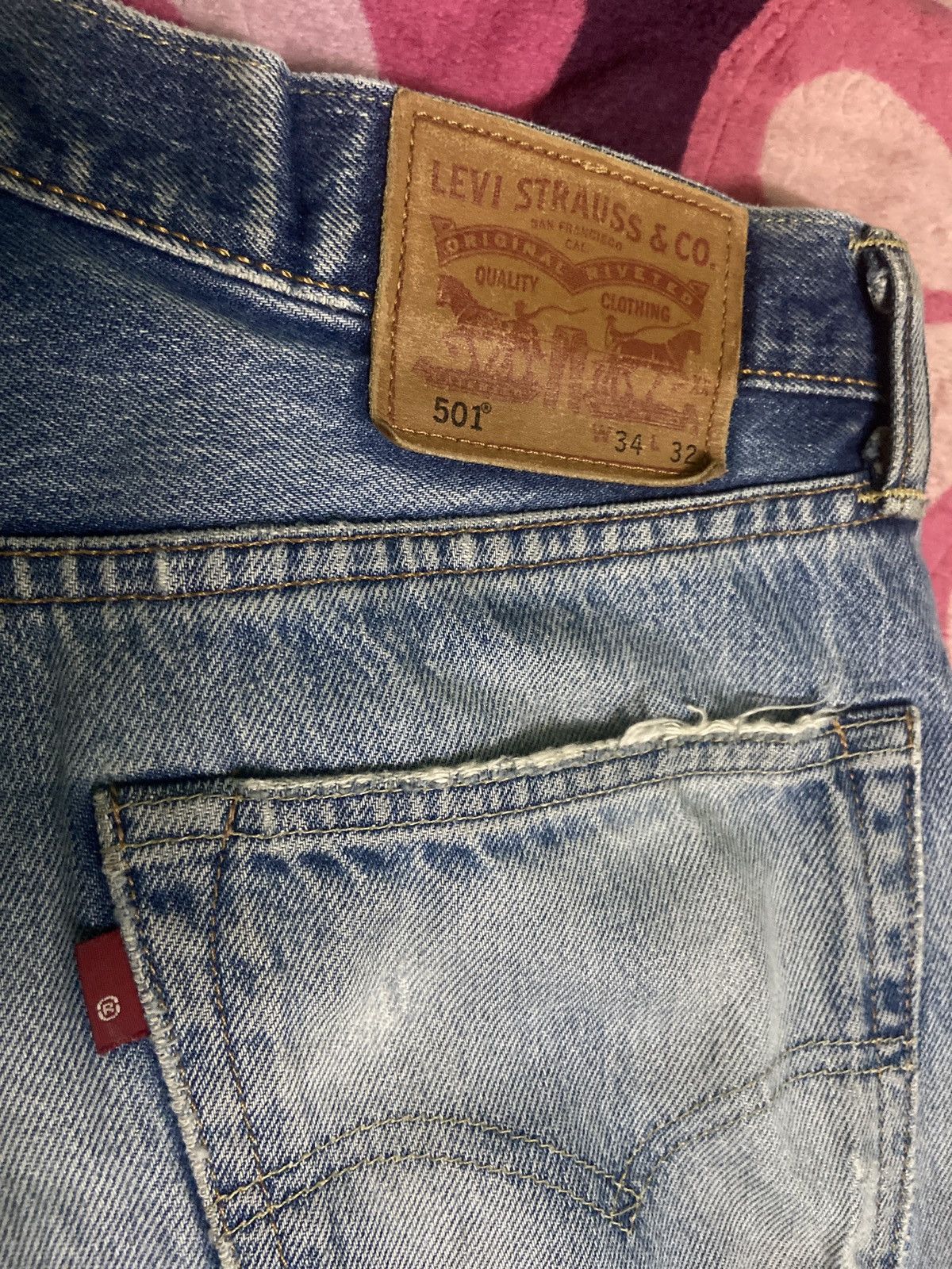 Levi's Levis 501 Made In Usa Size US 34 / EU 50 - 19 Thumbnail