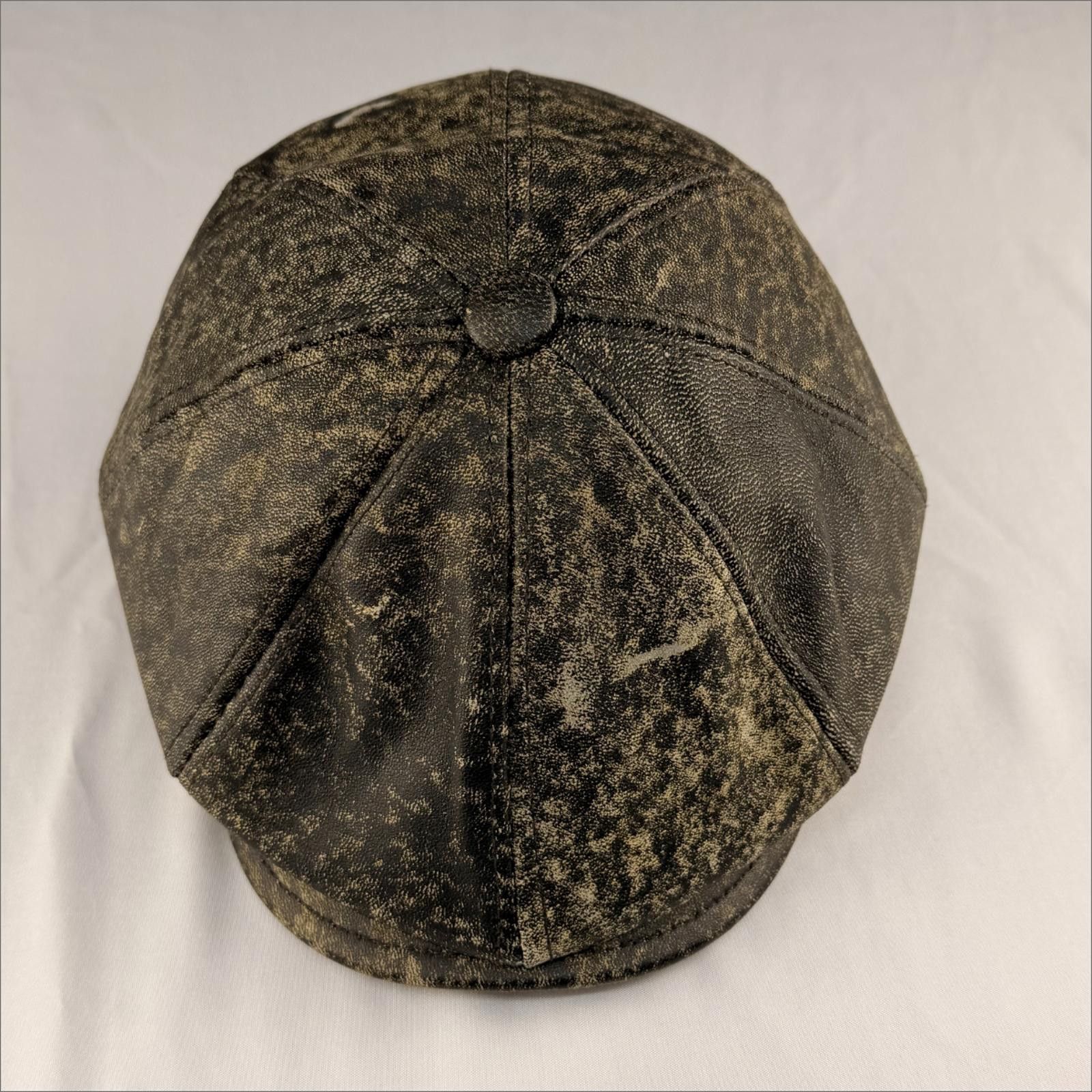 Other Genuine Leather Flat Cap |Peaky Blinders Inspired 096 M Size Size ONE SIZE - 2 Thumbnail