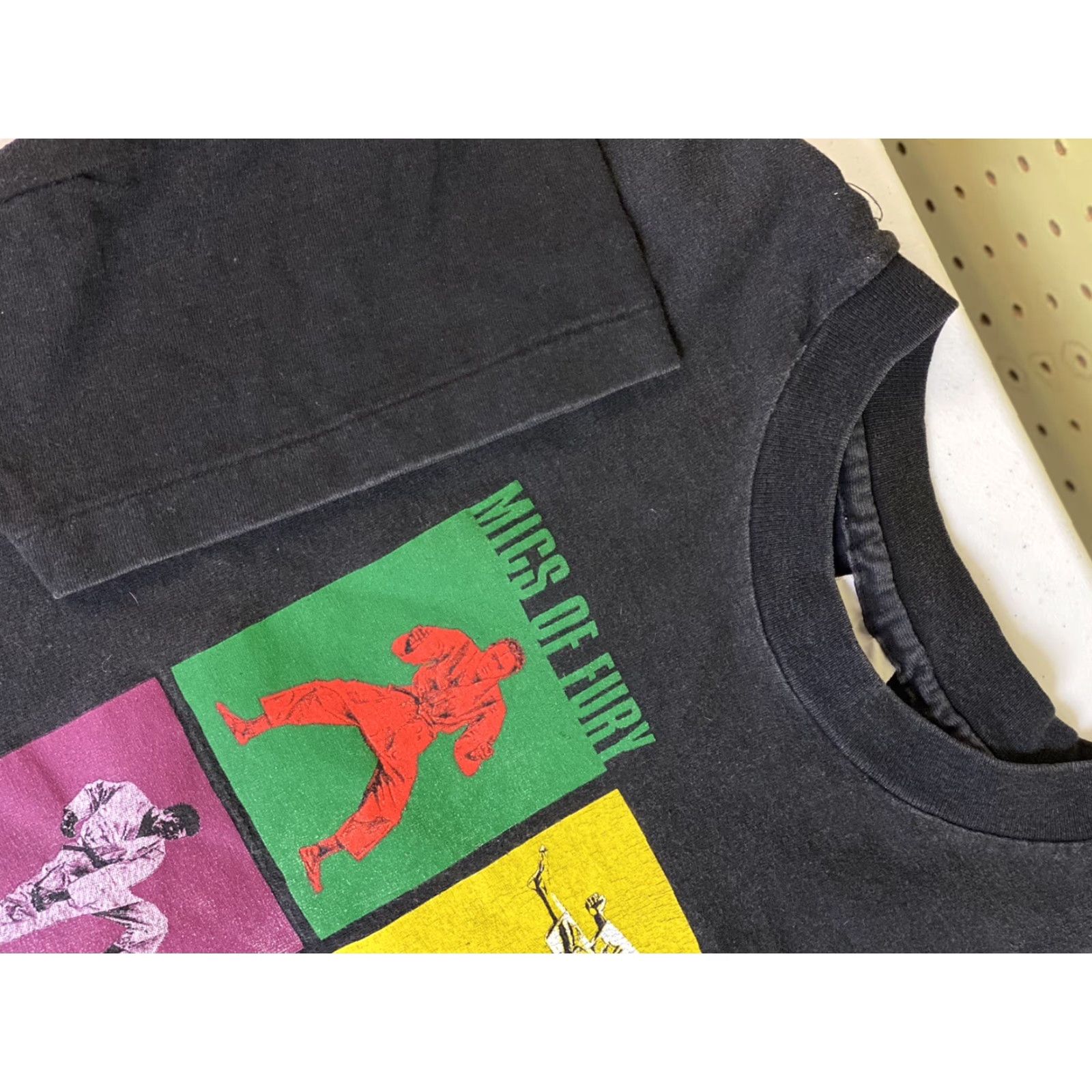 Hanes VINTAGE Beastie Boys Black T-Shirt Mens Large Single Stitch Crew Neck 90s Rap Hanes Cotton Men Size US L / EU 52-54 / 3 - 5 Thumbnail