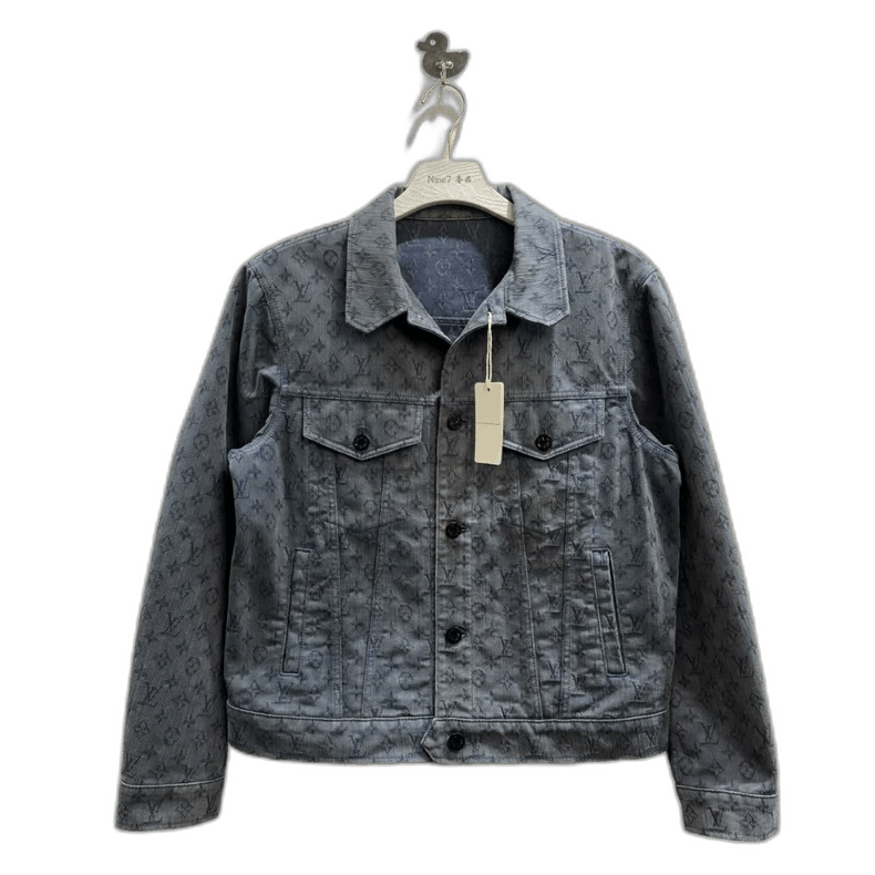 Louis Vuitton LV Louis Vuitton Denim Jacket with Logo-yf Size US L / EU 52-54 / 3 - 1 Thumbnail