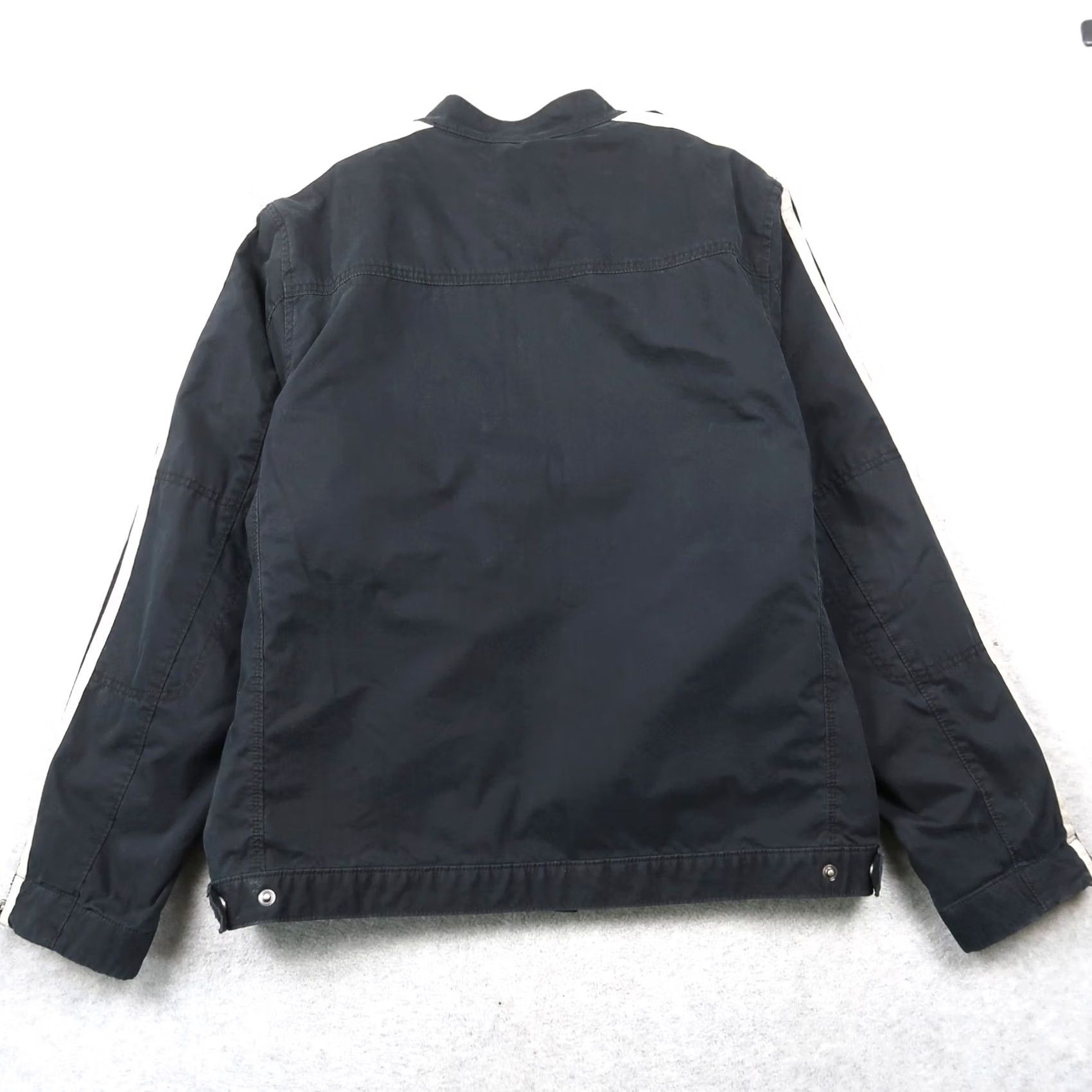 Gap VINTAGE GAP Racing Cafe Motorcycle Bomber Jacket Mens L Large Black 2000s Size US L / EU 52-54 / 3 - 2 Thumbnail