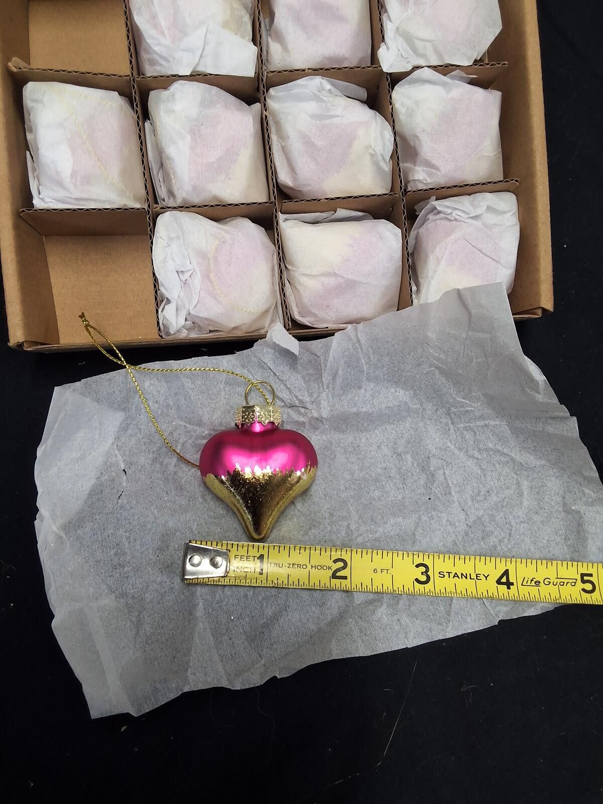 Other 11-Piece Pink & Gold Heart Christmas Ornaments Set Size ONE SIZE - 4 Thumbnail