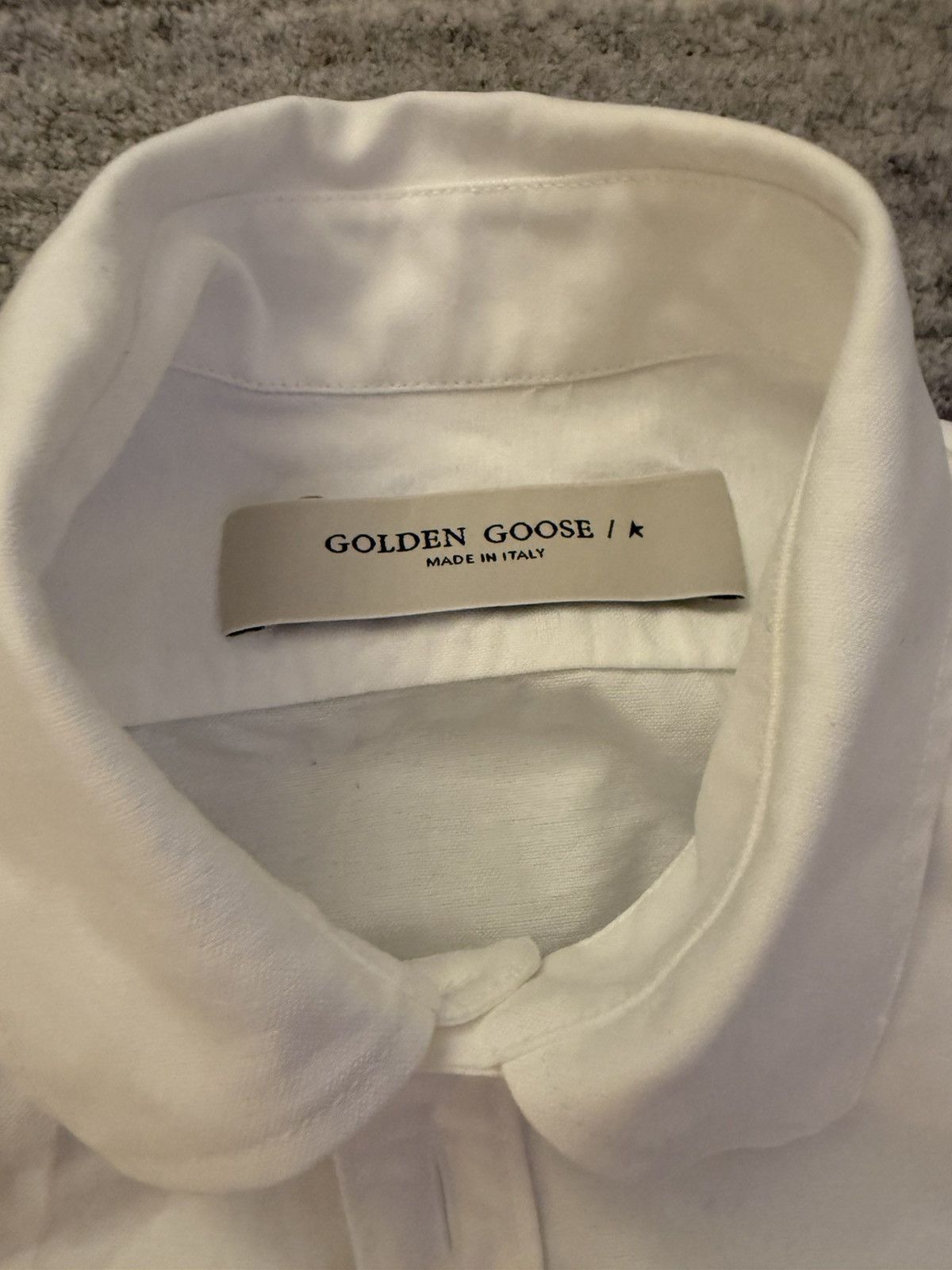 Golden Goose Golden Goose Button-Down Shirt — White | Size M Size US M / EU 48-50 / 2 - 2 Thumbnail