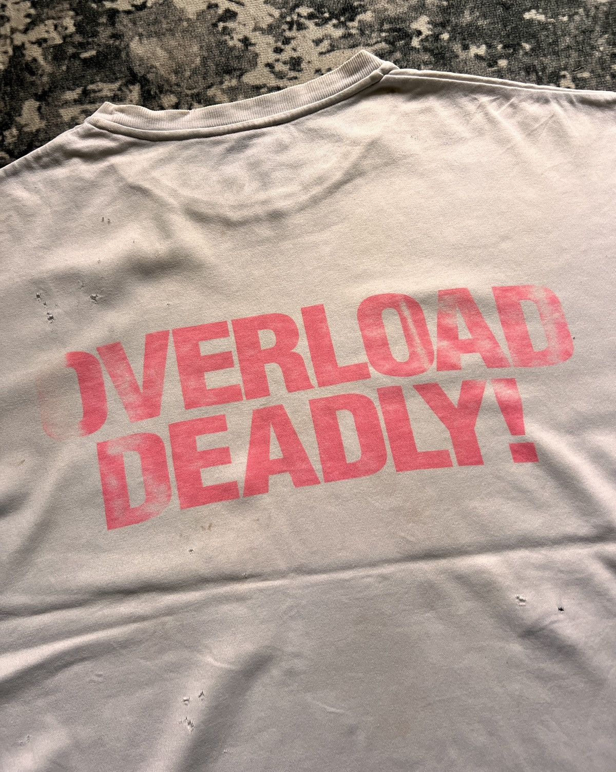 Jun Takahashi Trashed Vtg Undercover GFY x Wtaps “Overload Deadly” Tshirt Size US L / EU 52-54 / 3 - 4 Thumbnail