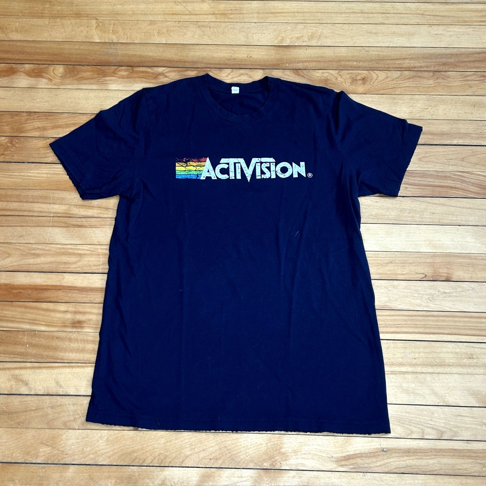 Vintage Modern Activision Video Game Black Shirt Large Size US L / EU 52-54 / 3 - 2 Thumbnail