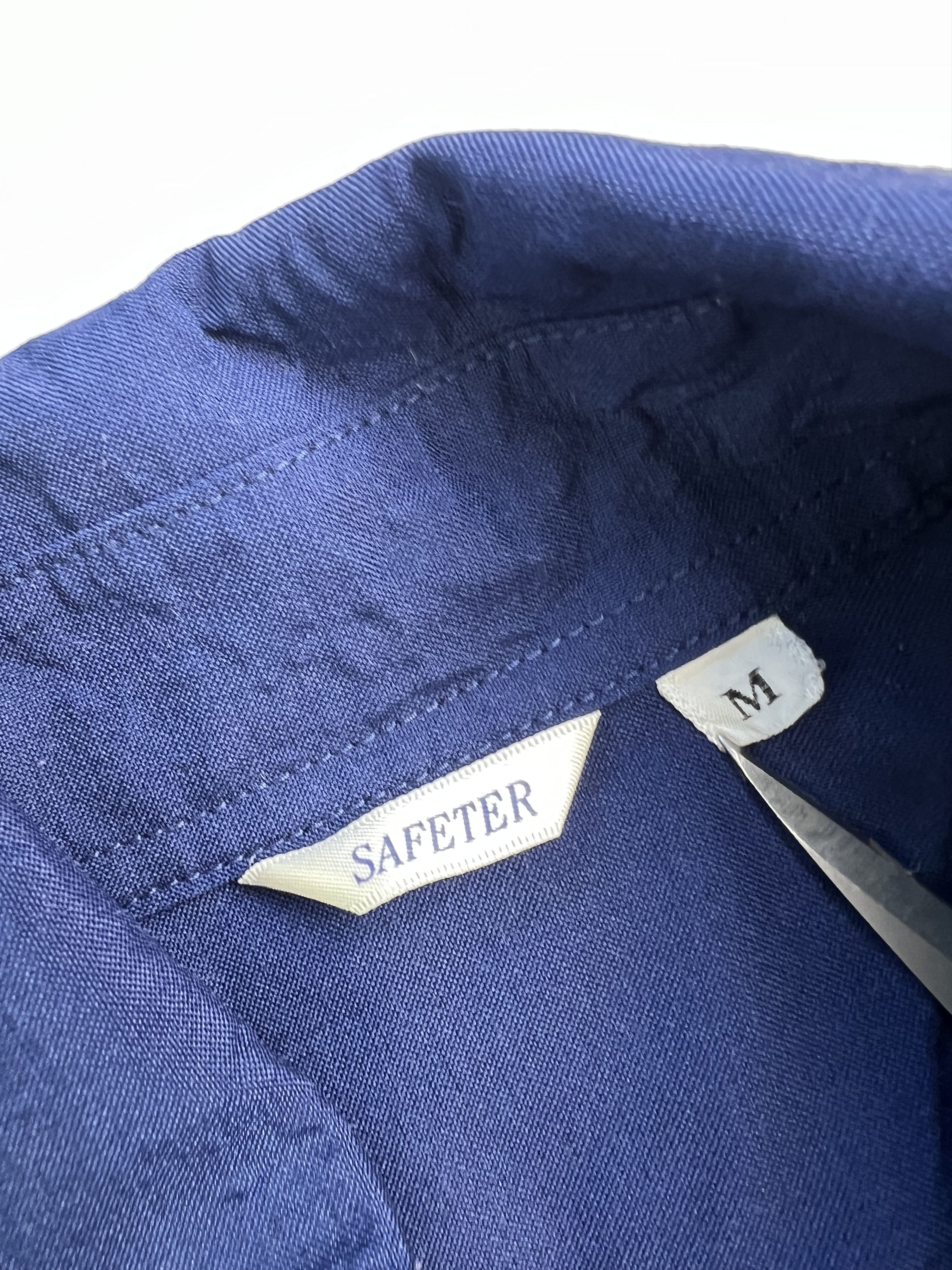 Vintage Work Shirt Vintage Safeter Blue Medium Size US M / EU 48-50 / 2 - 5 Thumbnail