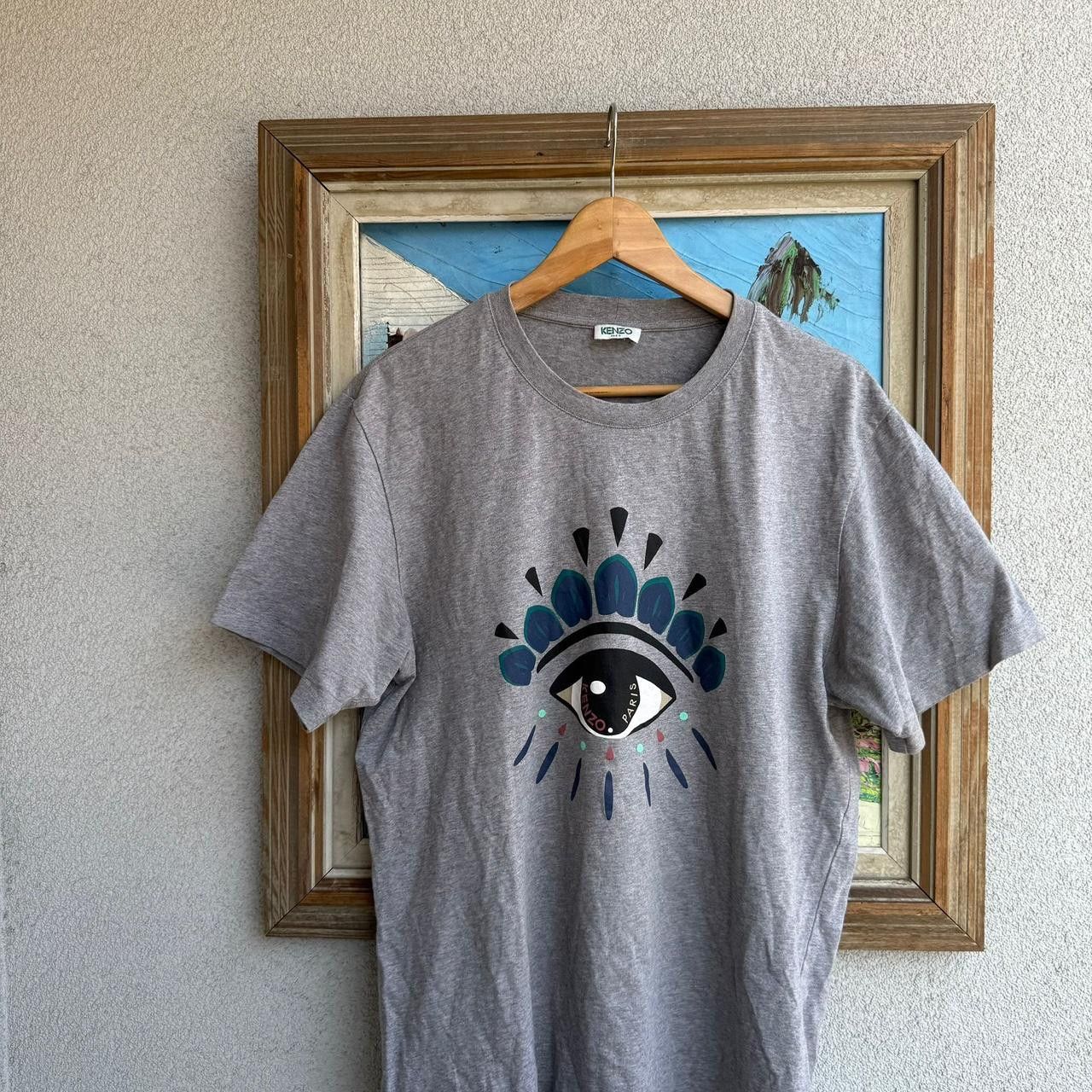 Kenzo Kenzo T Shirt Eyes Big Print Graphic Tee Designer Italy Size US L / EU 52-54 / 3 - 2 Thumbnail