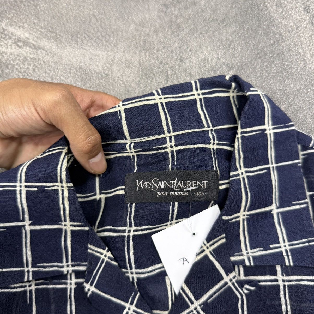 Yves Saint Laurent YVES SAINT LAUREN YSL check shirt button ss Size US XL / EU 56 / 4 - 4 Thumbnail