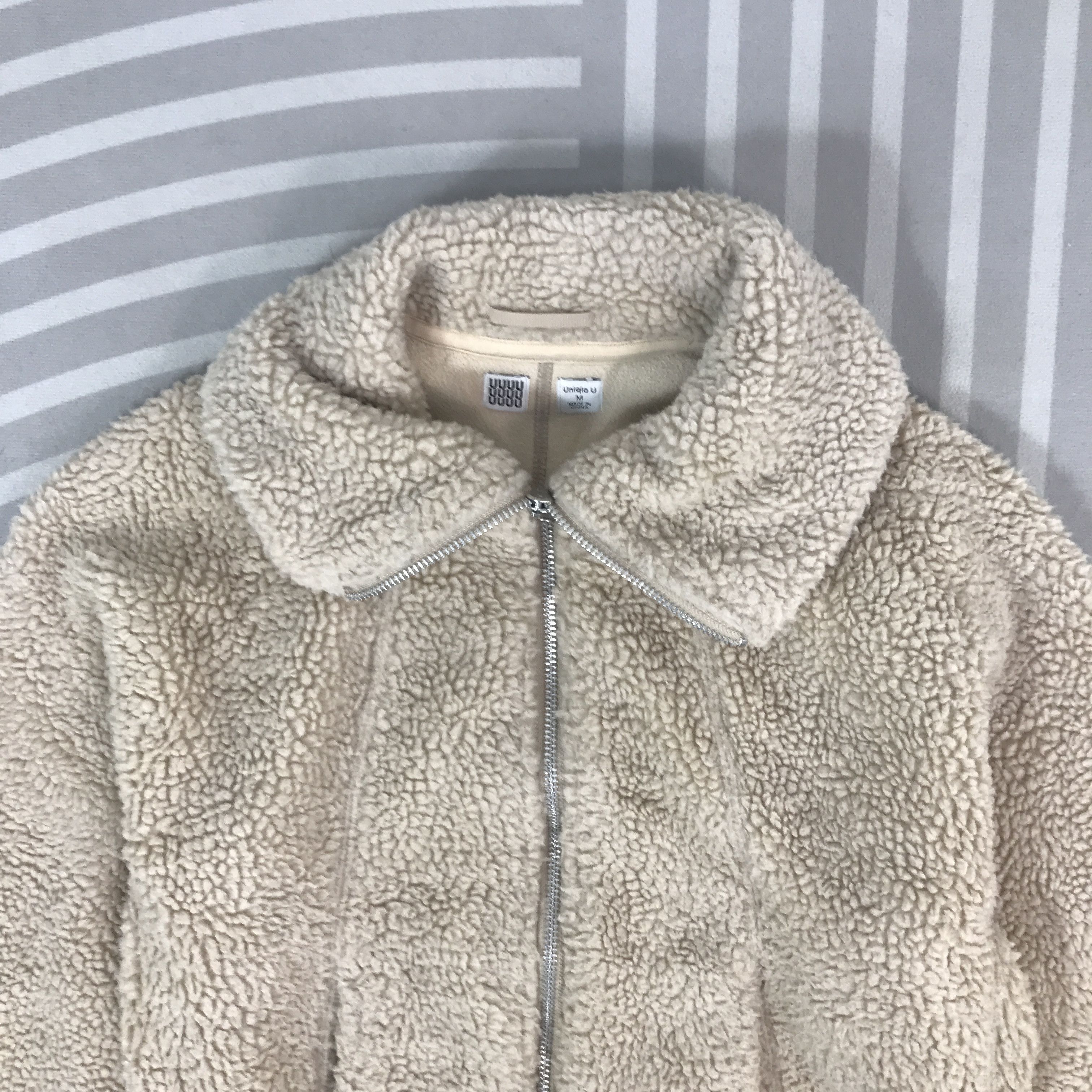 Lemaire × Uniqlo Vintage Lemaire X Uniqlo Sherpa Jacket Size US M / EU 48-50 / 2 - 2 Thumbnail