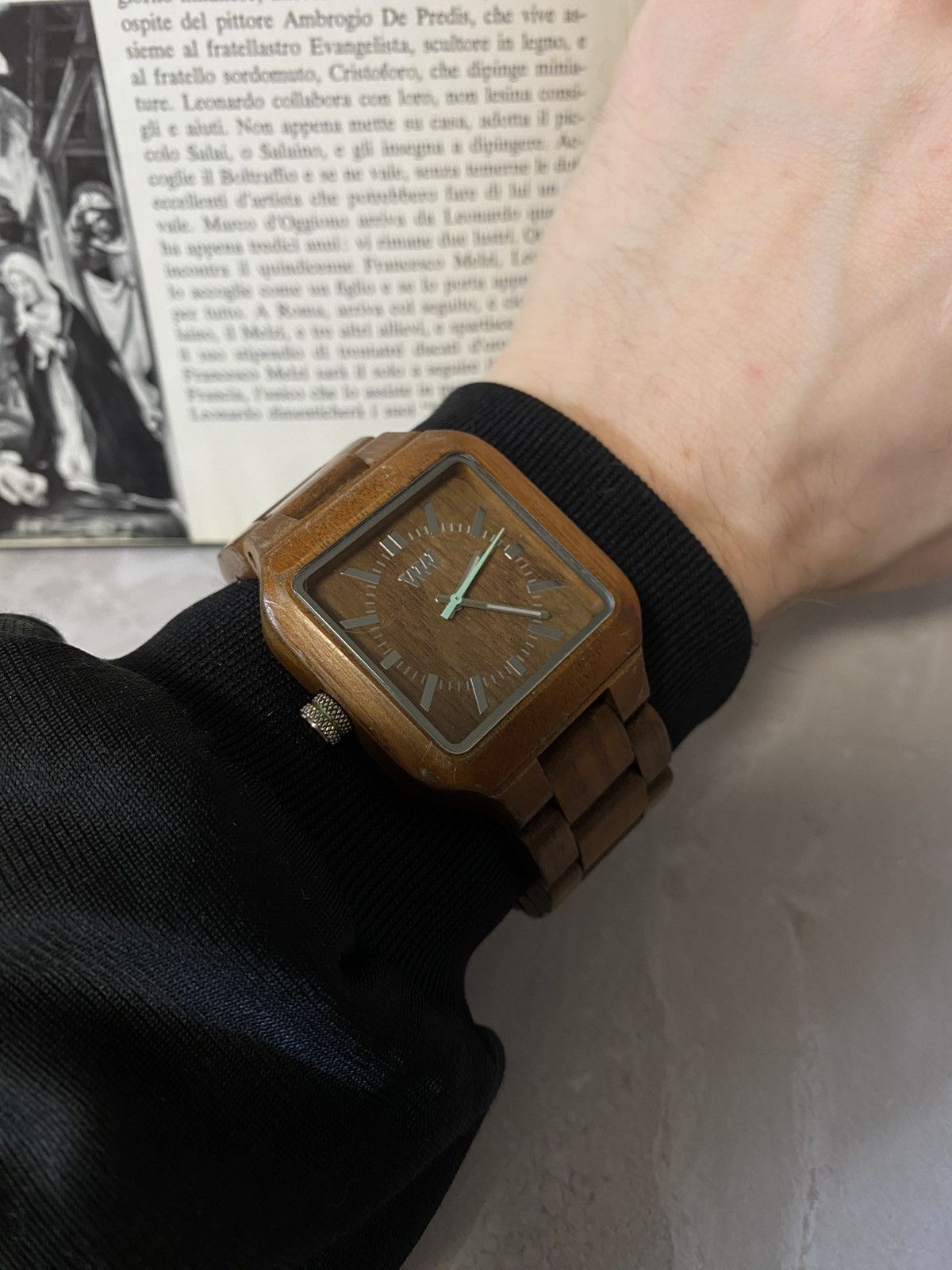 WeWood WeWood Jupiter Square Face Natural Wooden Watch Size ONE SIZE - 7 Thumbnail