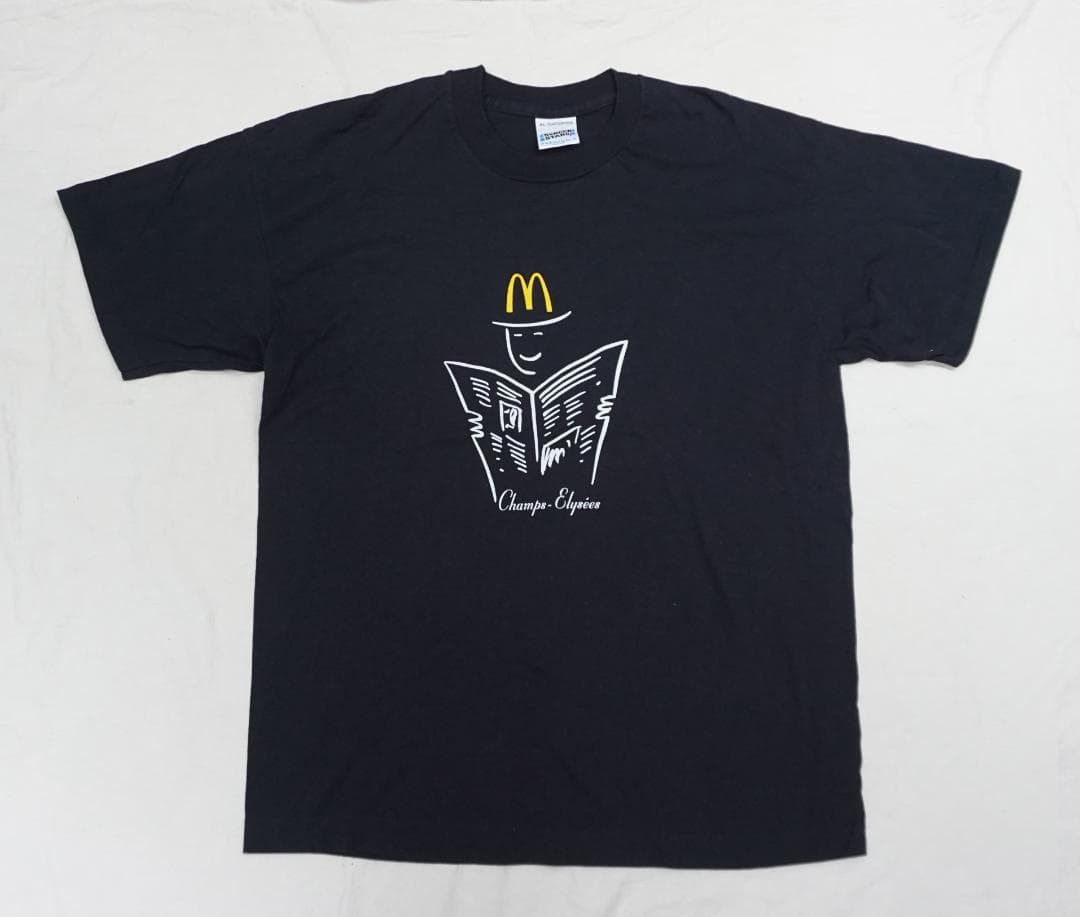 Vintage 90's マクドナルド 「Champs-Elysees」Tシャツ ビンテージ Size US L / EU 52-54 / 3 - 1 Thumbnail
