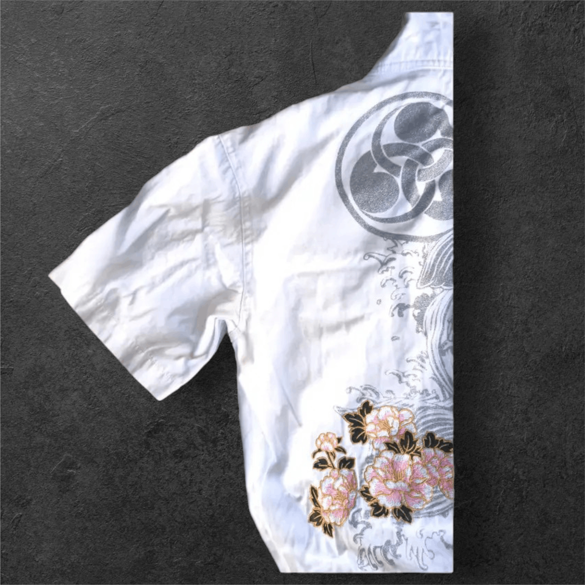 Karakuri Tamashii Karakuri Tamashi Koi Fish Embroidery Dirty Overalls Size US 32 / EU 48 - 8 Thumbnail