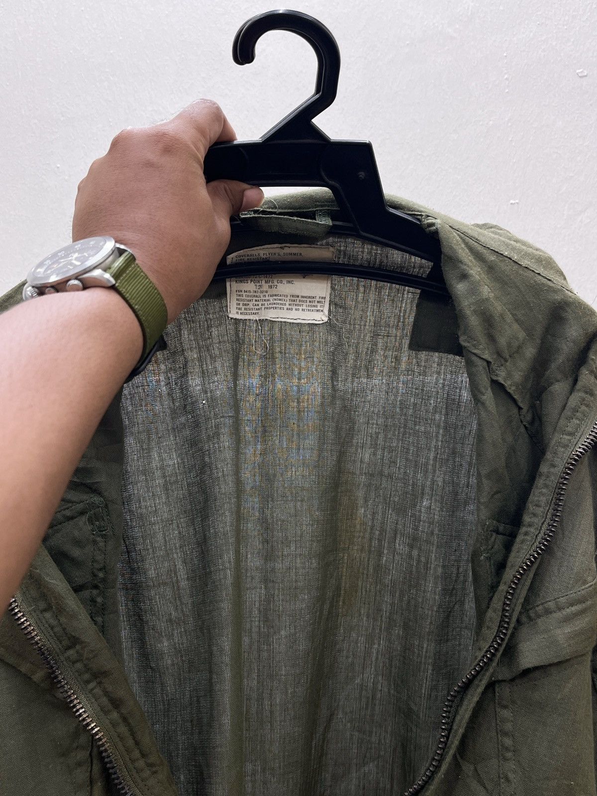 Vintage 🔥🔥🔥STEAL VTG FIFTH FLIGHT ARMY DETACHMENT FLYERS COVERALL Size US 40 / EU 56 - 14 Thumbnail