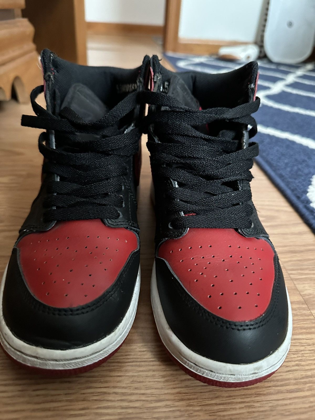 Jordan Brand Jordan 2016 Banned Bred OG Size US 5.5 / EU 38 - 5 Thumbnail