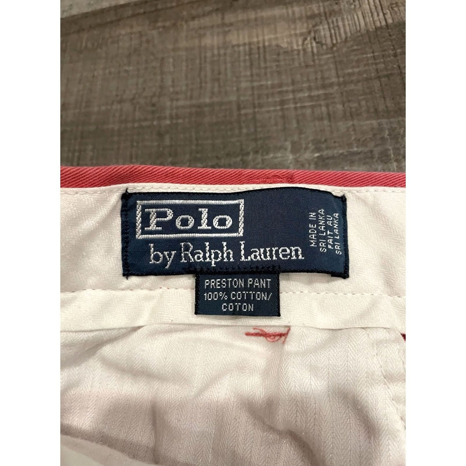 Polo Ralph Lauren Polo Ralph Lauren Preston Chino Pants Pink Mens 36x30 Slim/Relaxed Straight Cotton Twill Vintage Vintage: Yes 90s Retro Hipster Preppy Size US M / EU 48-50 / 2 - 7 Thumbnail