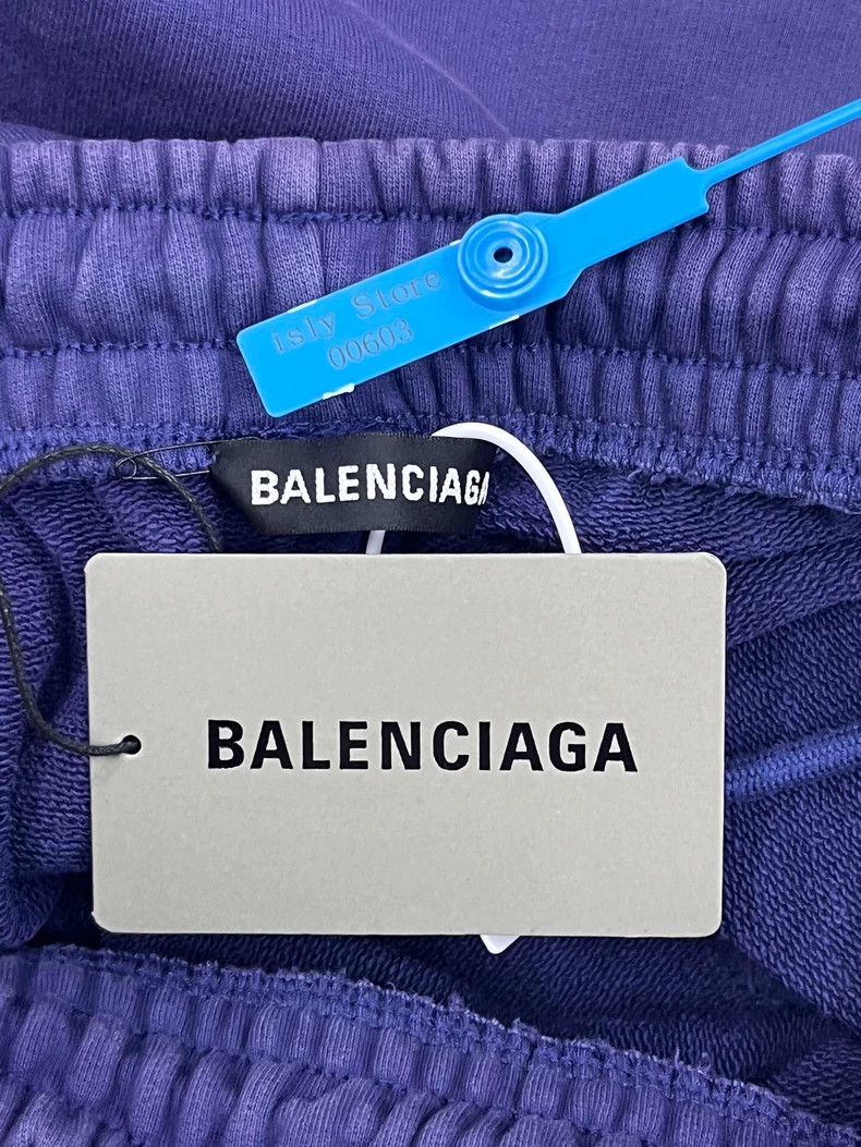 Balenciaga Balenciaga size L Solid monogrammed print elasticated wais Size US 26 / EU 42 - 4 Thumbnail