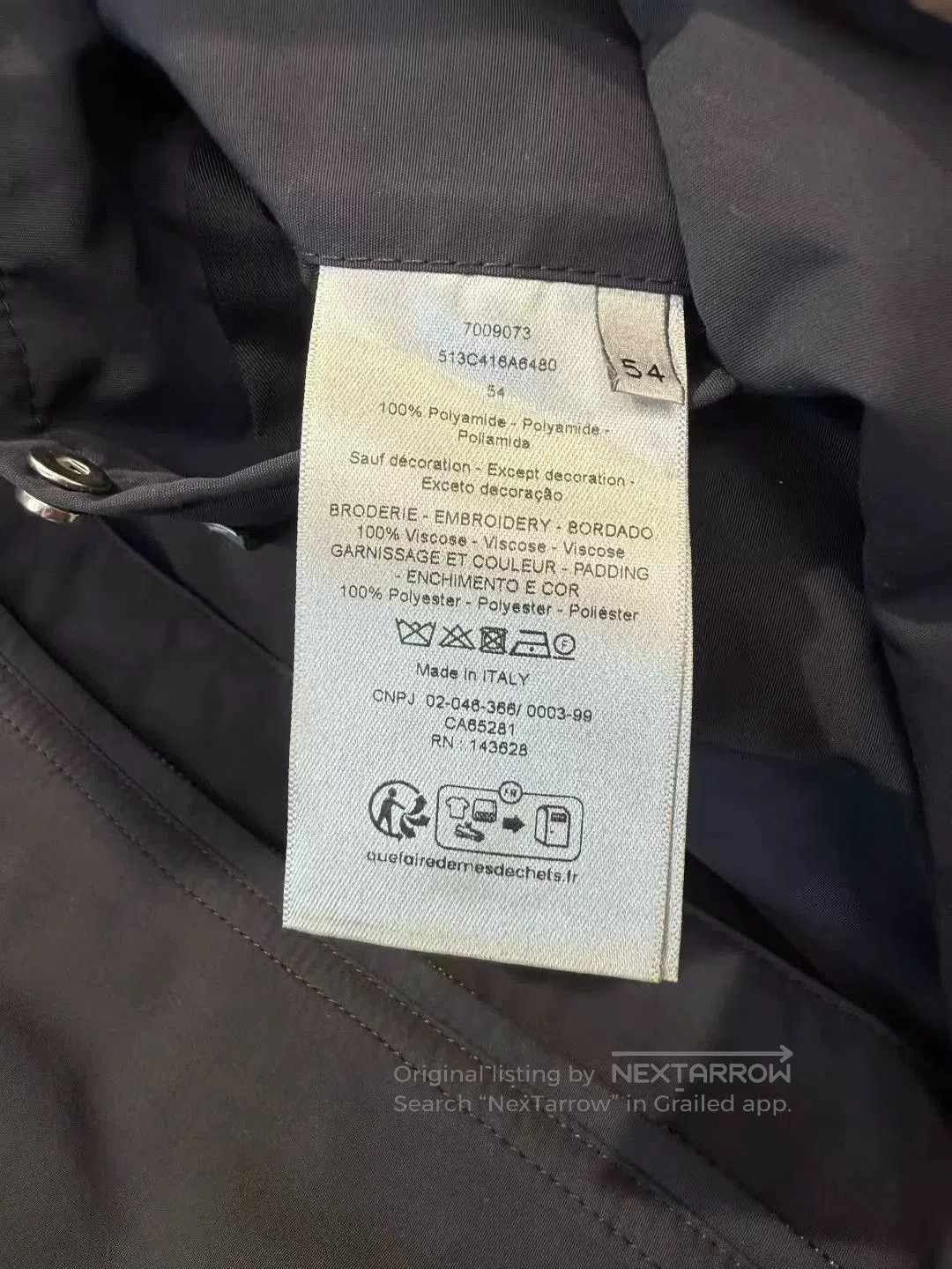 Dior DIOR Black Embossed CD Letter Jacket. Size US L / EU 52-54 / 3 - 3 Thumbnail