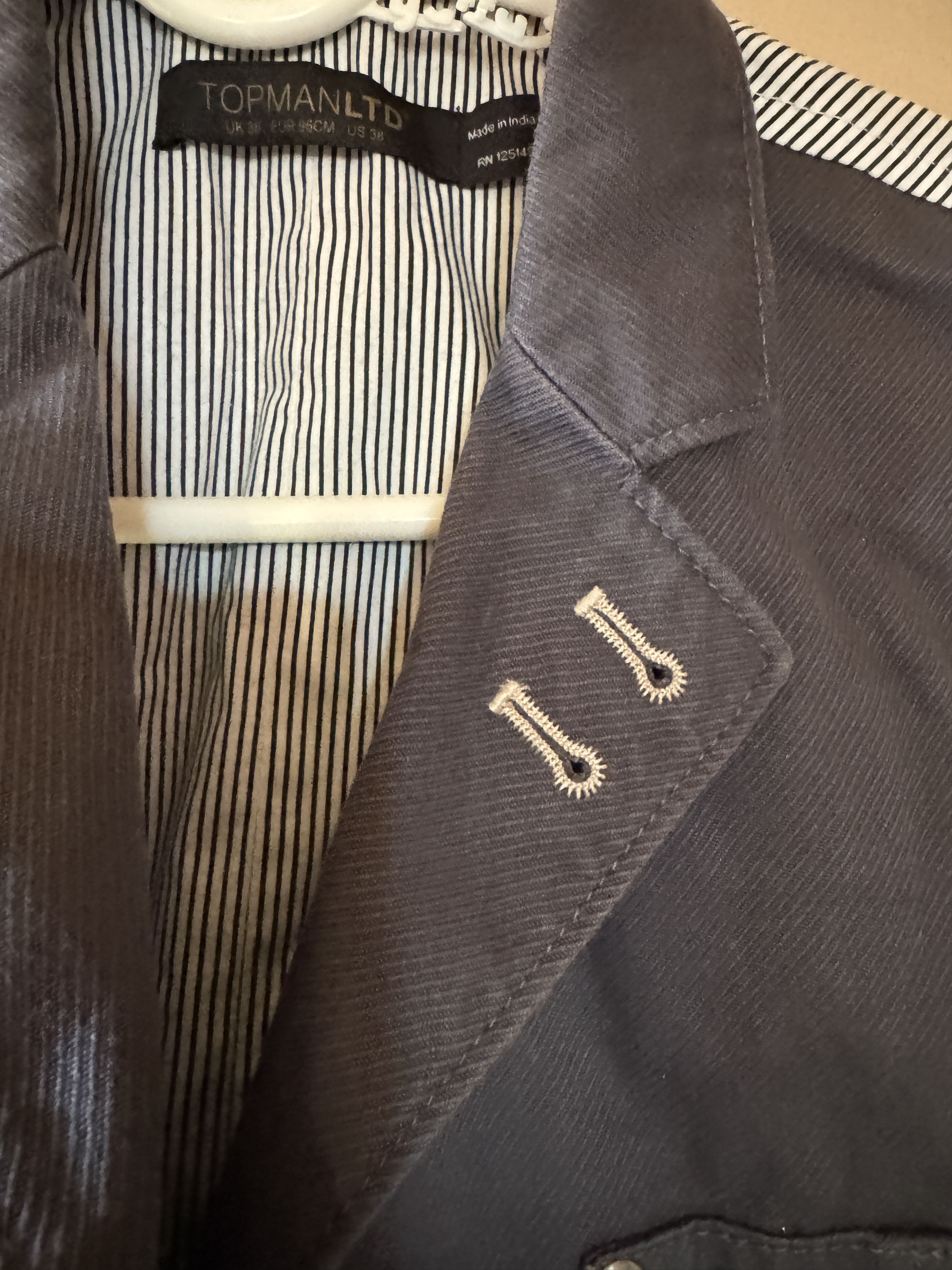 Topman Topman Ltd Gray Vest Size US S / EU 44-46 / 1 - 3 Thumbnail