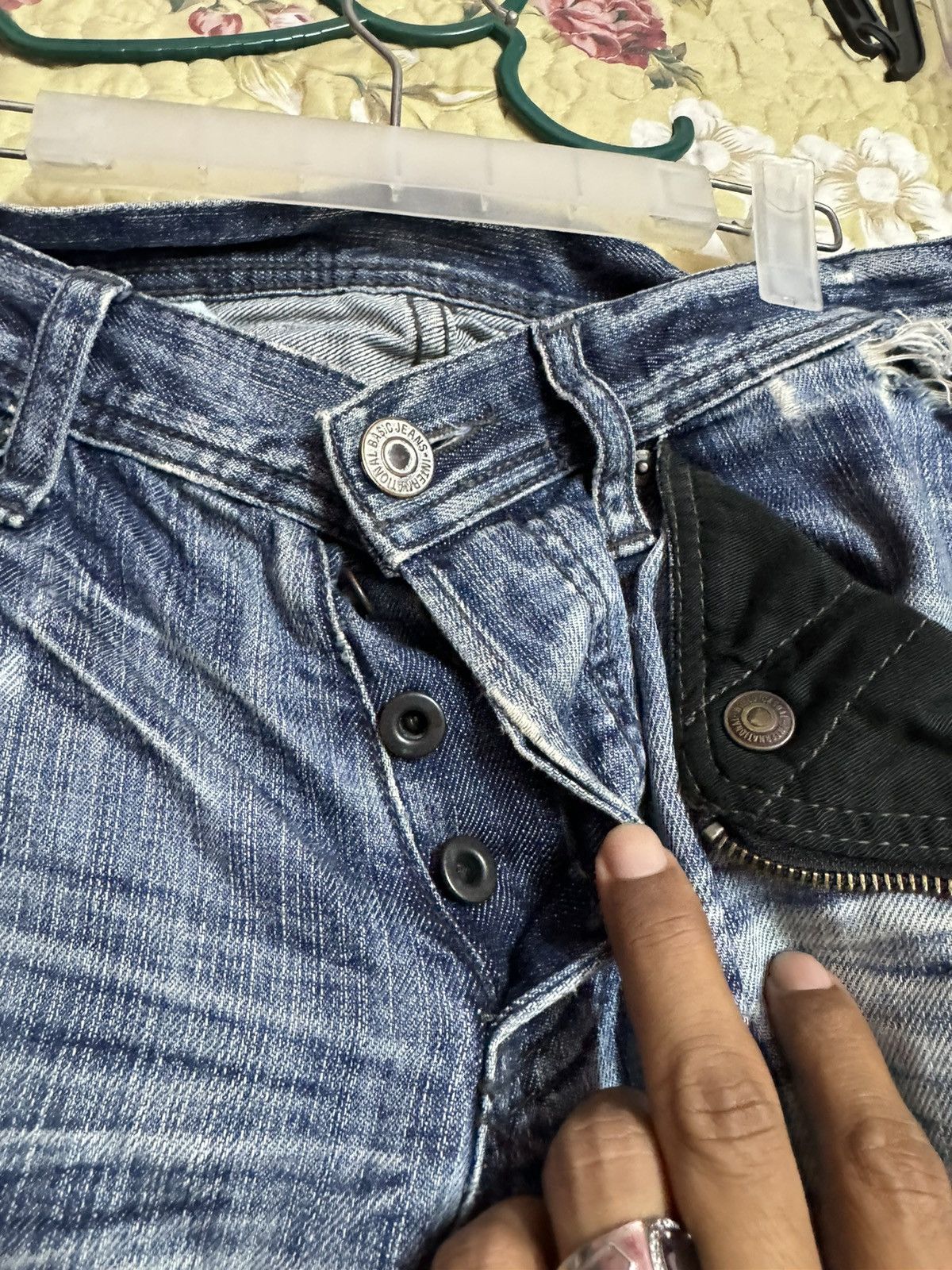 If Six Was Nine RUPERT DISTRESSED PUNK STYLE JEANS Size US 32 / EU 48 - 7 Thumbnail