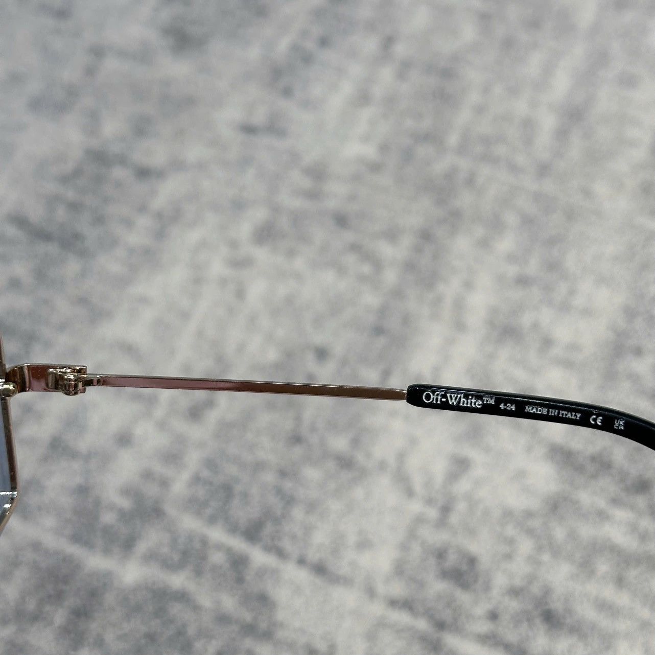 Off-White OFF WHITE TAMPA GOLD LIGHT BLUE SUNGLASSES Size ONE SIZE - 5 Thumbnail