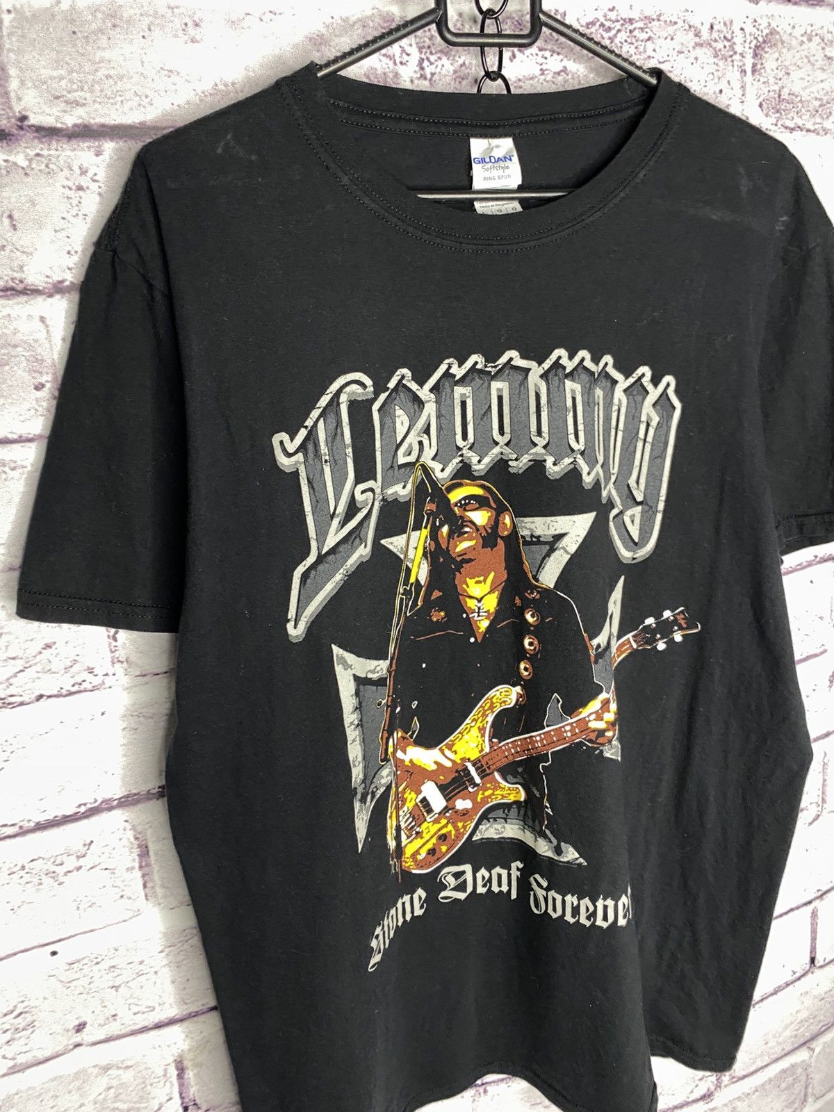 Band Tees Men's Vintage 2008 T-Shirt Lemmy Stone Deaf Forever & Size US L / EU 52-54 / 3 - 7 Thumbnail