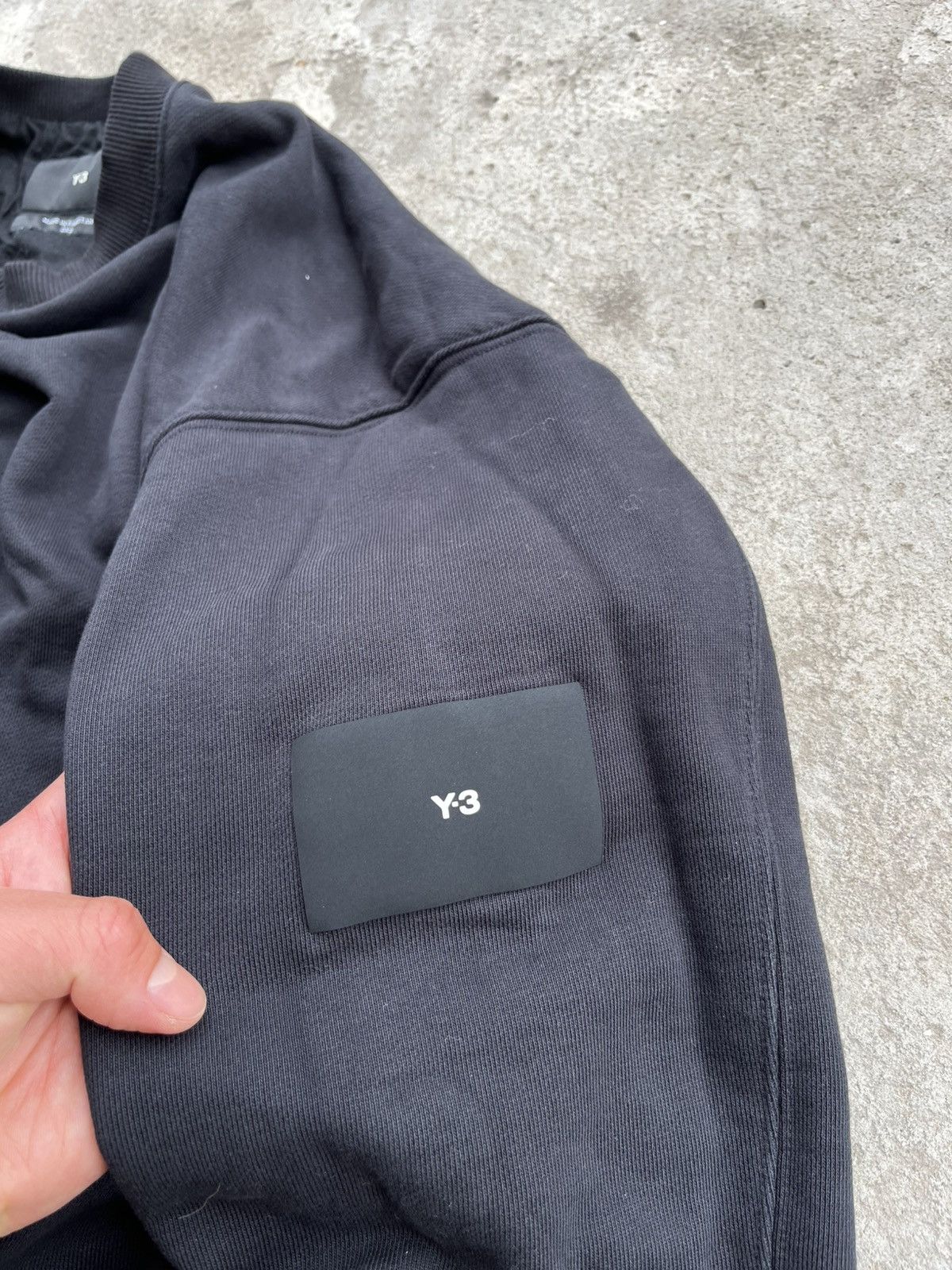 Adidas × Y-3 × Yohji Yamamoto AW22 Yohjj Yamamoto x Adidas Y-3 Crew Neck Logo Sweatshirt Size US S / EU 44-46 / 1 - 4 Thumbnail