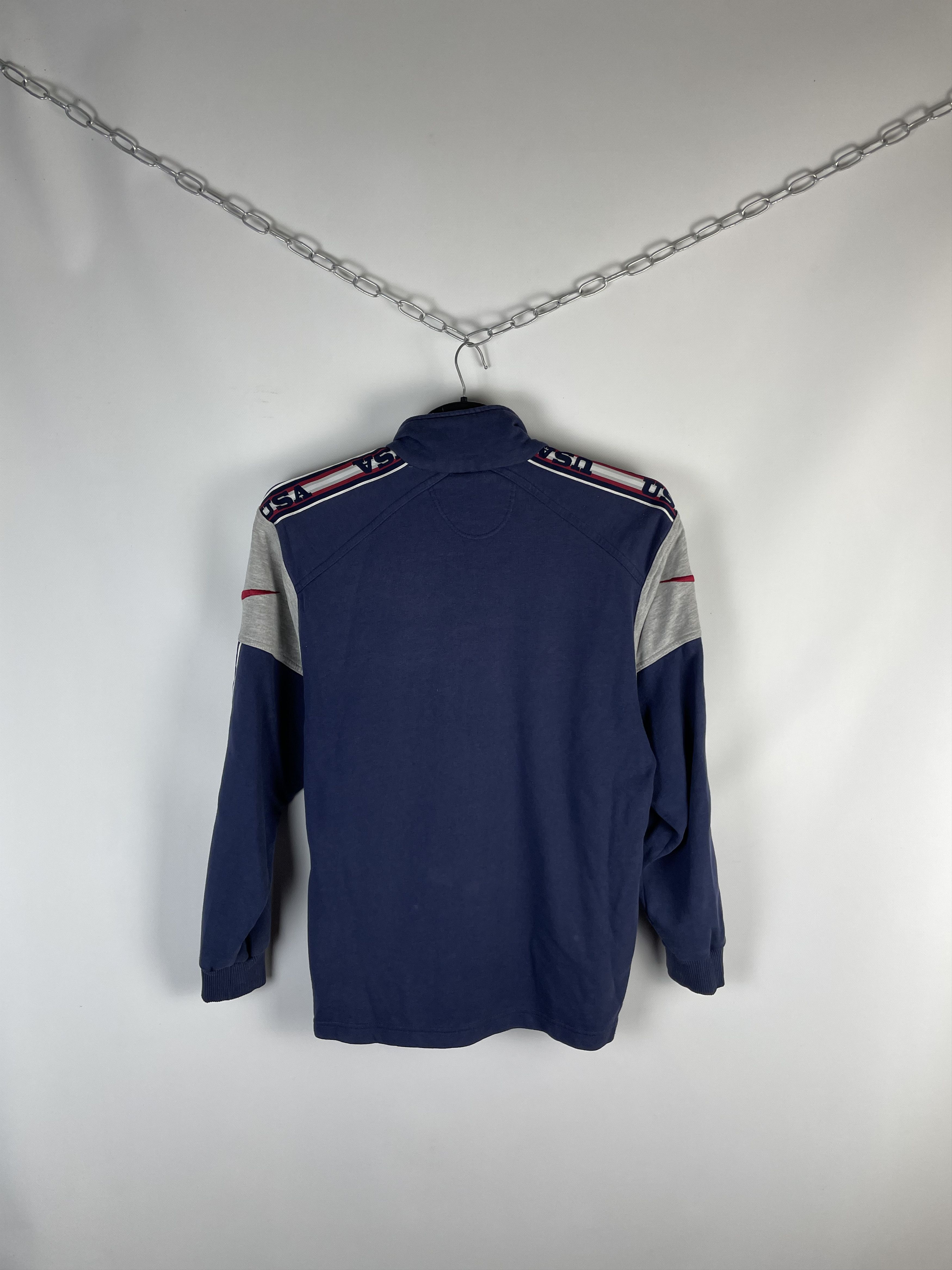 Nike 90s Nike Vintage Sweatshirt 1/4 zip Size US S / EU 44-46 / 1 - 9 Thumbnail