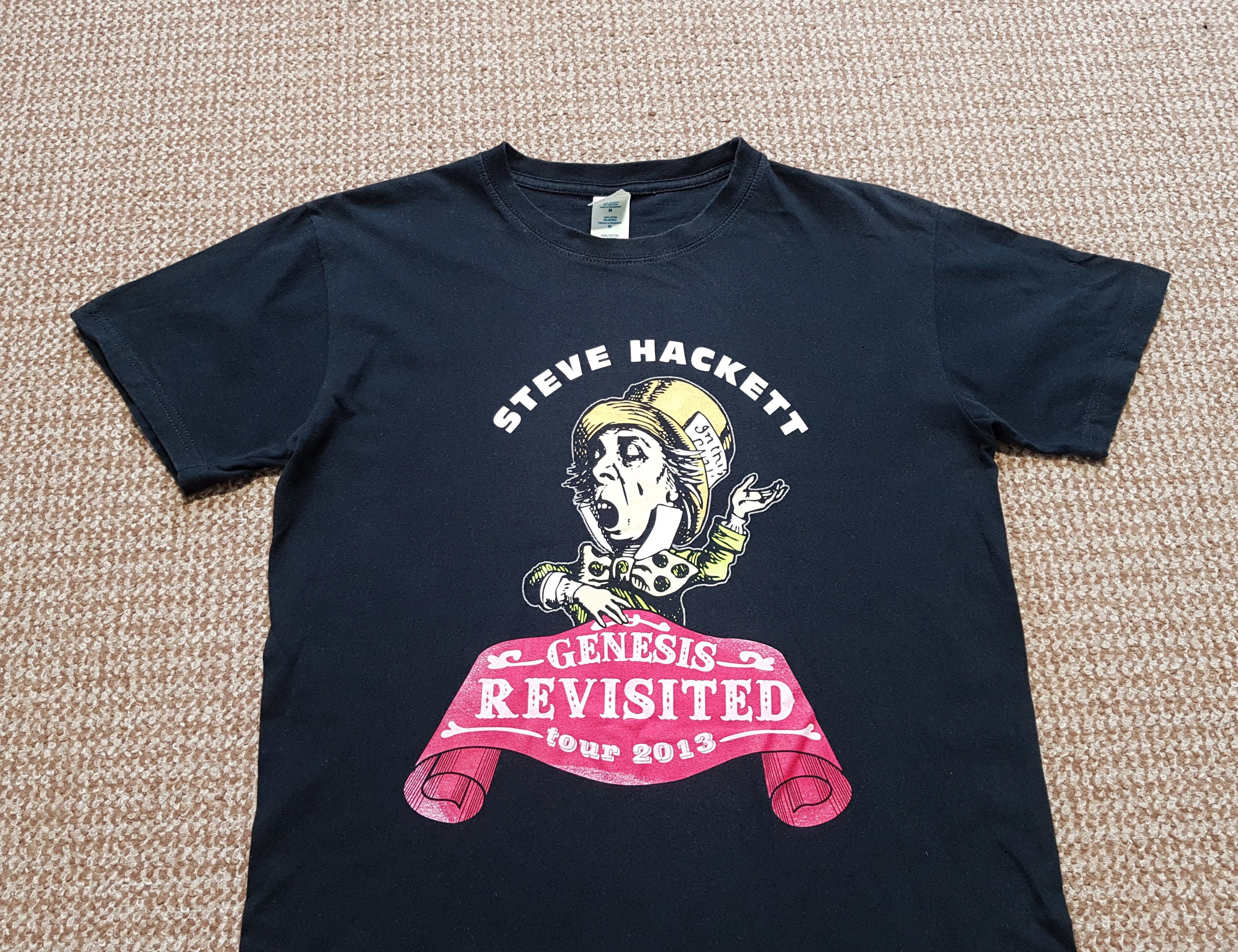 Band Tees Steve Hackett T-Shirt Genesis Extended Tour 2013 Charisma M Size US M / EU 48-50 / 2 - 3 Thumbnail