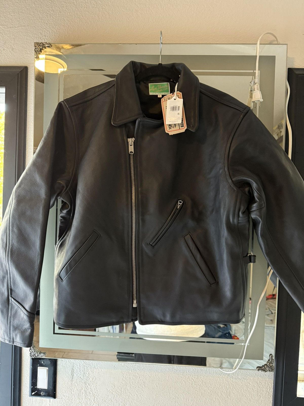 Aero Leathers Levi's Men's Leather Jacket Size US L / EU 52-54 / 3 - 1 Thumbnail