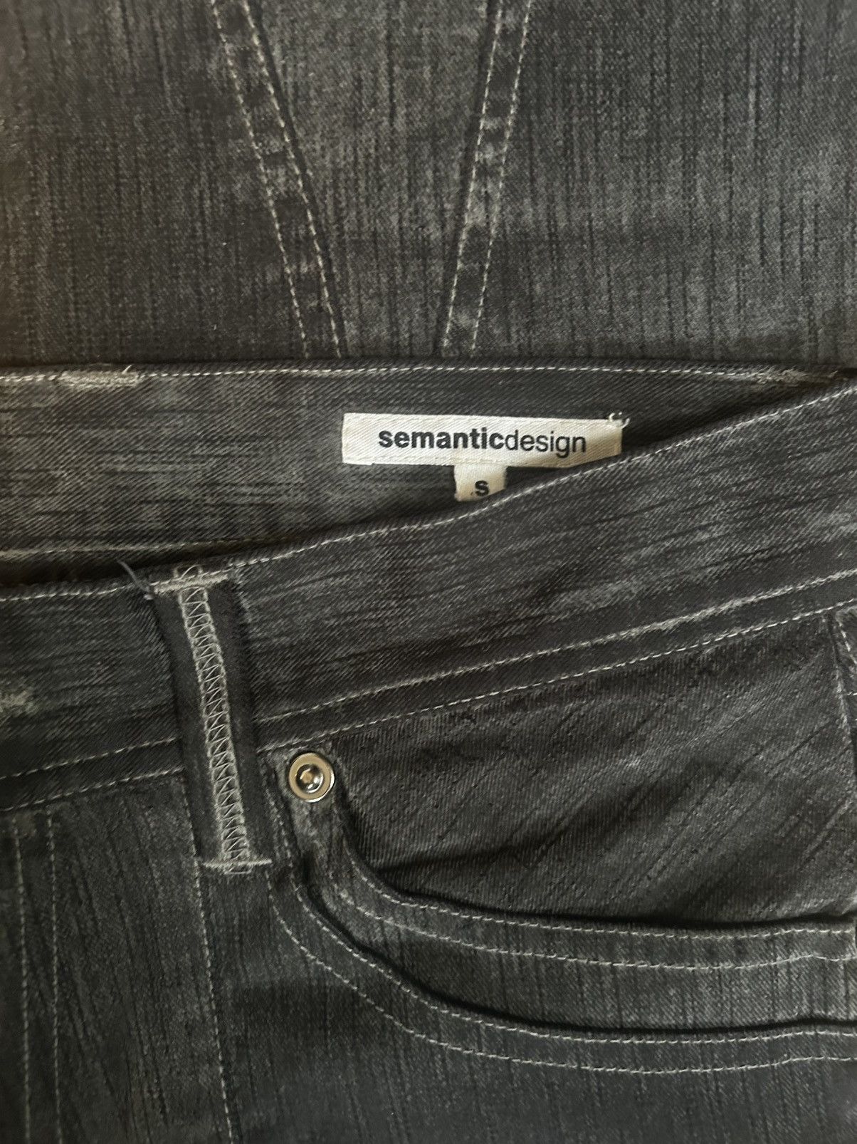 semanticdesign Setmetic Design Japanese Flared Denim Size US 29 - 3 Thumbnail