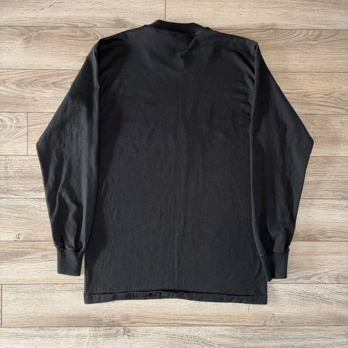 Anvil 80s COCO Chanel perfume promo black long sleeve Tee shirt Size US L / EU 52-54 / 3 - 4 Thumbnail