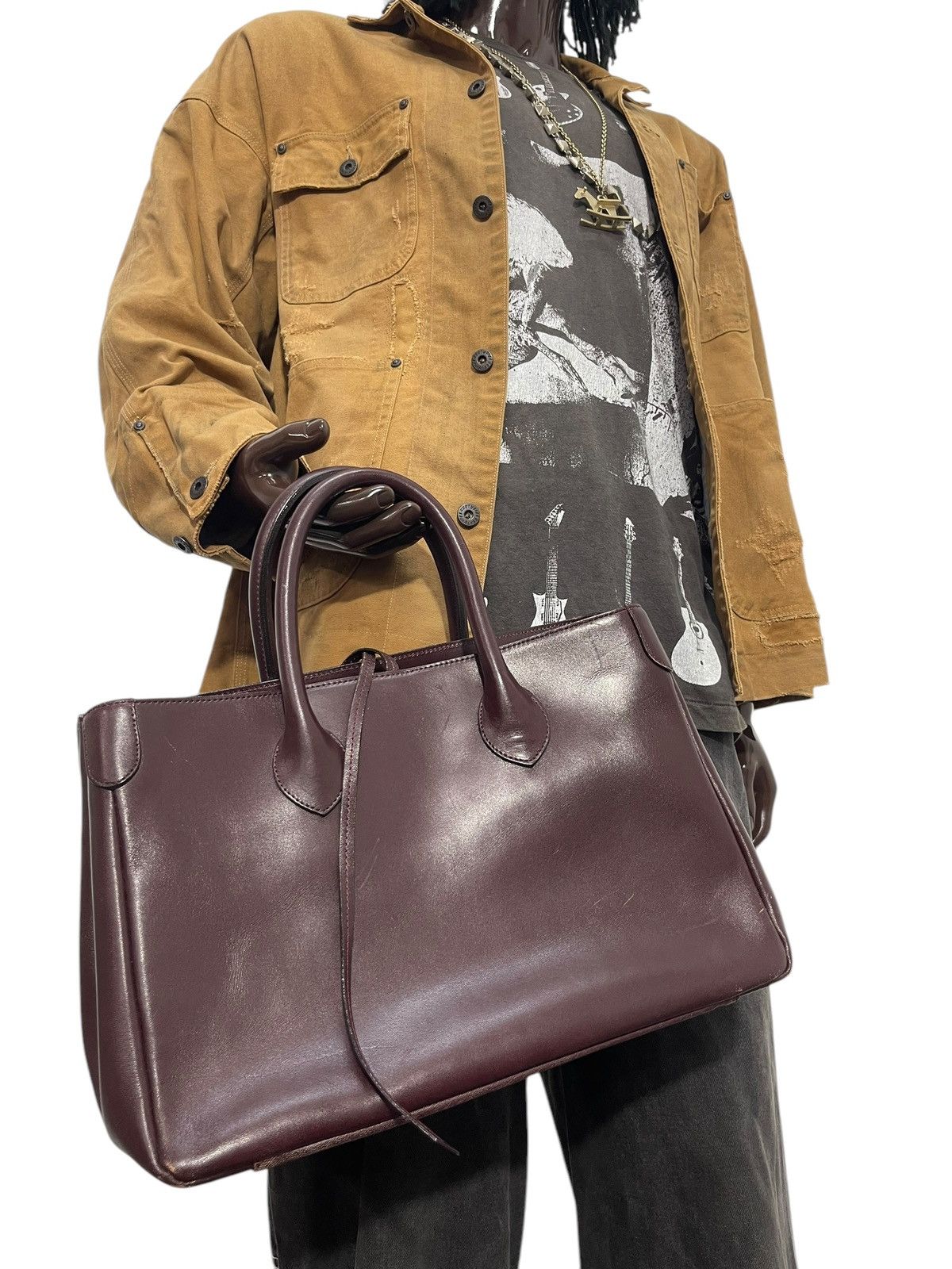 Genuine Leather Full Leather Niimura Japan Tote Bag 1🟩8 Size ONE SIZE - 1 Thumbnail