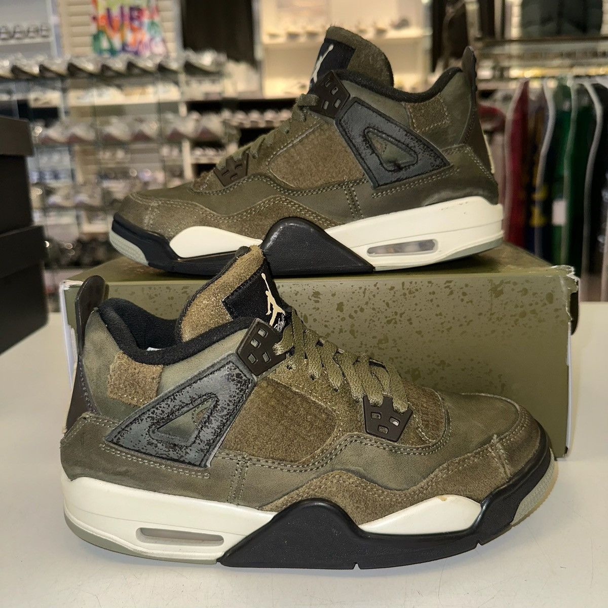 Jordan Brand × Nike Size 6Y (7.5W) - Jordan 4 Craft Olive SE - FB9928-200 Size US 7.5 / IT 37.5 - 1 Thumbnail
