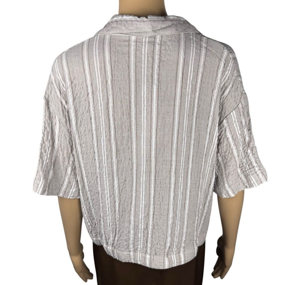 Other NWT New Jane and Delancey Textured Rayon Stripe Short Sleev Size S / US 4 / IT 40 - 4 Thumbnail