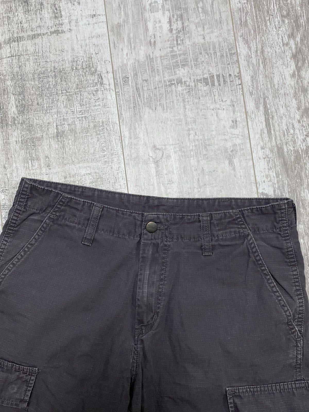 Carhartt × Vintage 👀VINTAGE CARHARTT WIP BERMUDA CARGO SHORTS BAGGY Size US 32 / EU 48 - 5 Thumbnail