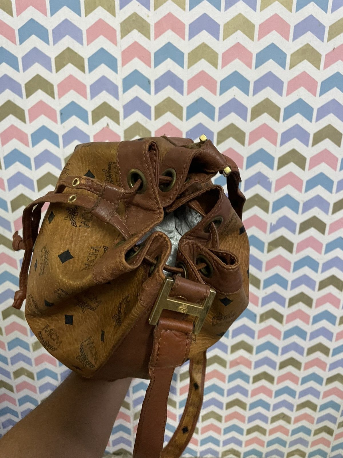 MCM MCM Monogram Bucket Shoulder Size ONE SIZE - 8 Thumbnail
