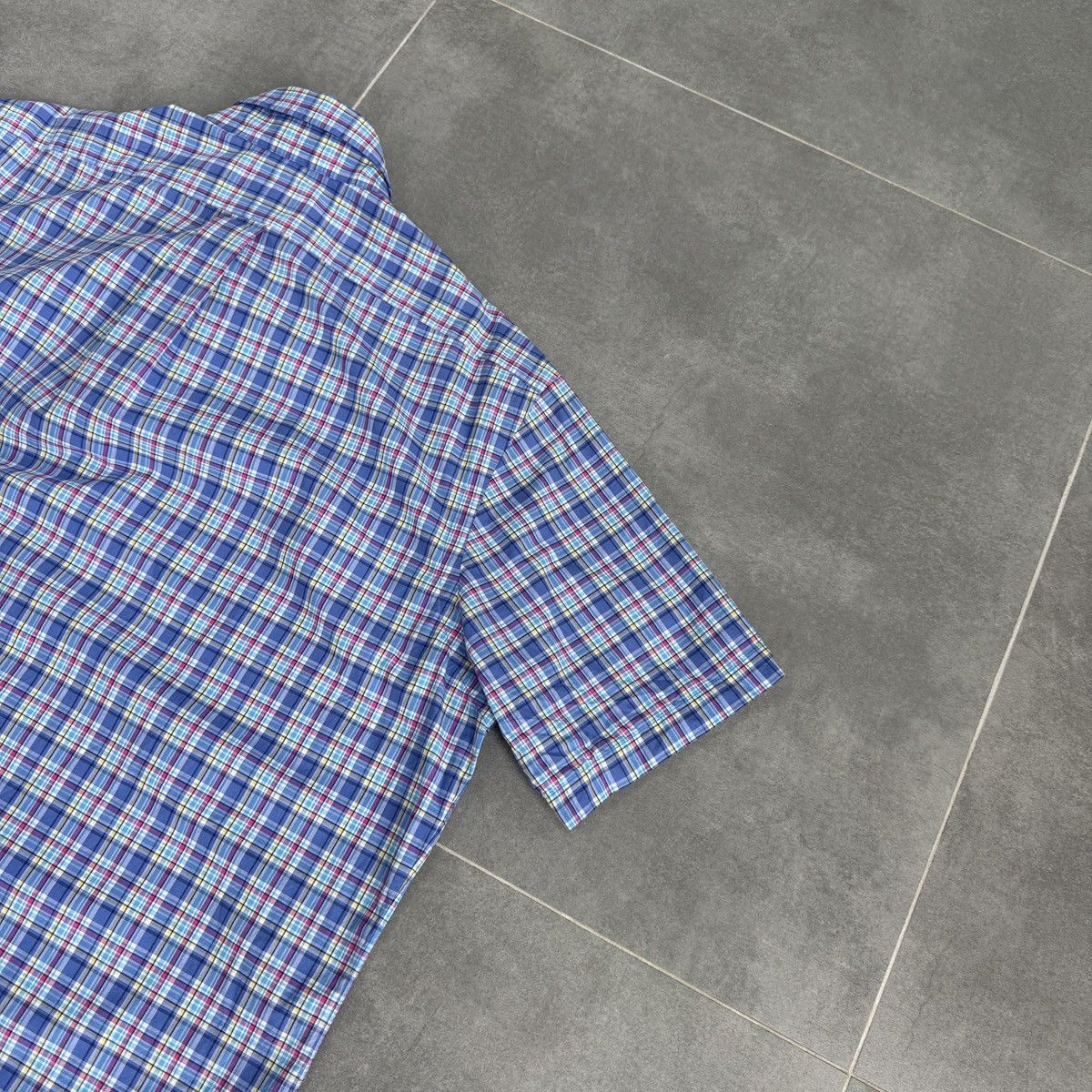 Polo Ralph Lauren × Vintage Polo Ralph Lauren PRL Checked Button Shirt Short Sleeve Size US XL / EU 56 / 4 - 17 Thumbnail